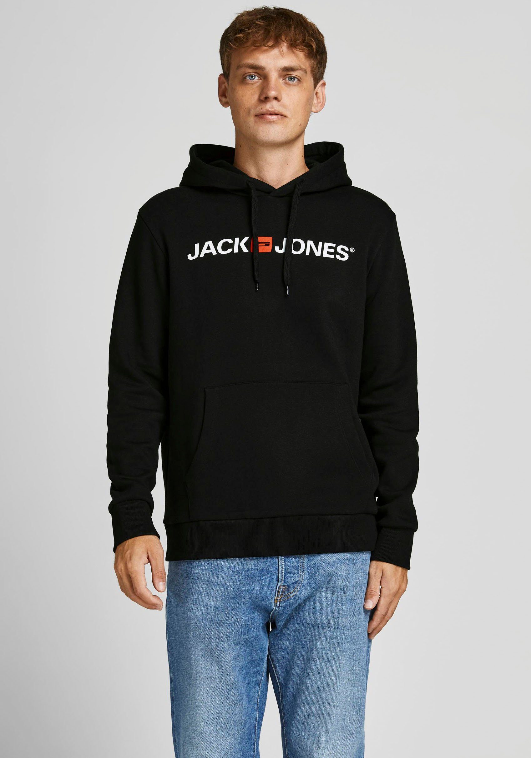 Jack & Jones Hoodie CORP OLD LOGO SWEAT HOOD (2-delig, Set van 2)