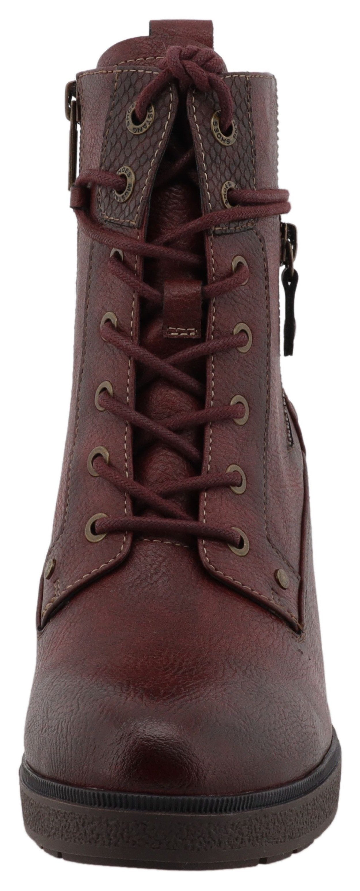 Mustang Shoes Winterlaarsjes Nana Veterlaarsje met verwarmende textielvoering