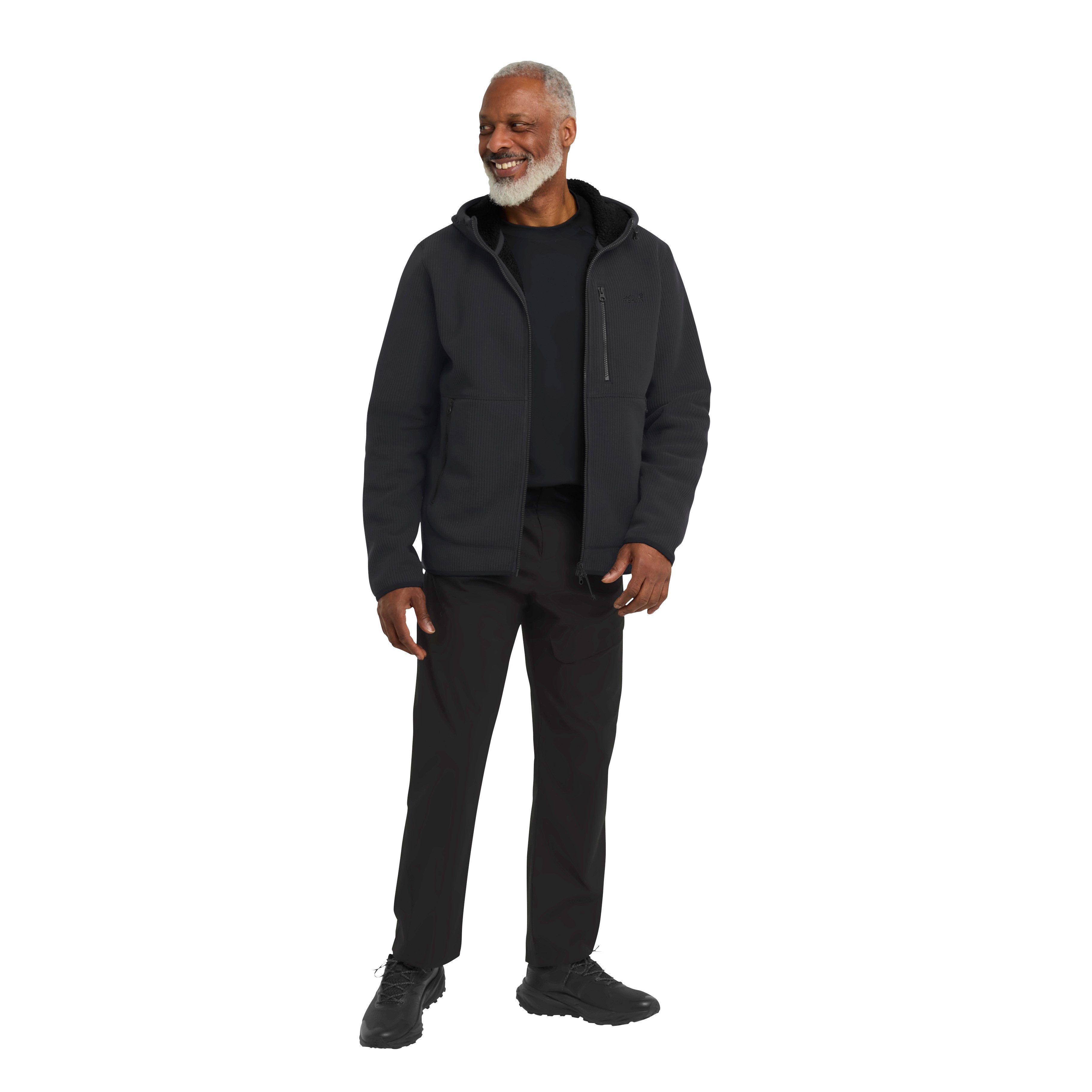 Jack Wolfskin Fleecejack LAKE RIDGE HOODED JKT M
