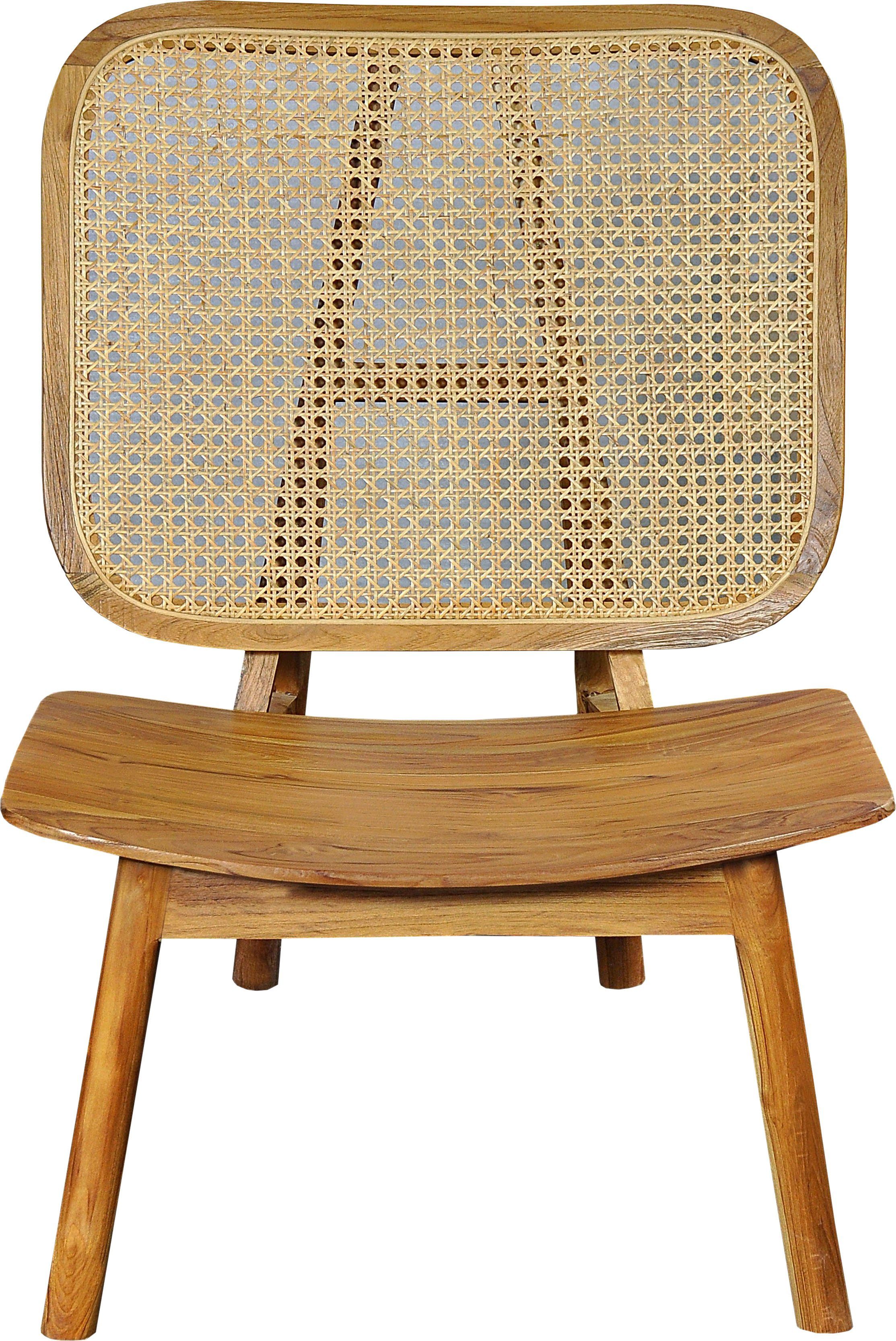 SIT Rotanstoel met weens vlechtwerk, moderne lounge chair geschikt voor alle kamers