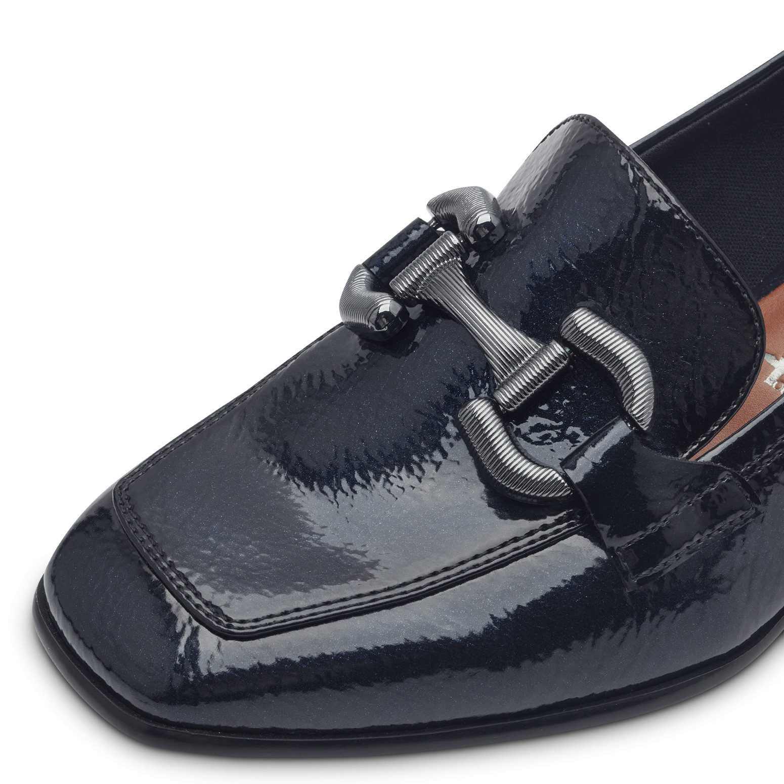 Tamaris Instappers hakken, pumps, lage schoen, instapschoen met modieuze decoratieve gesp