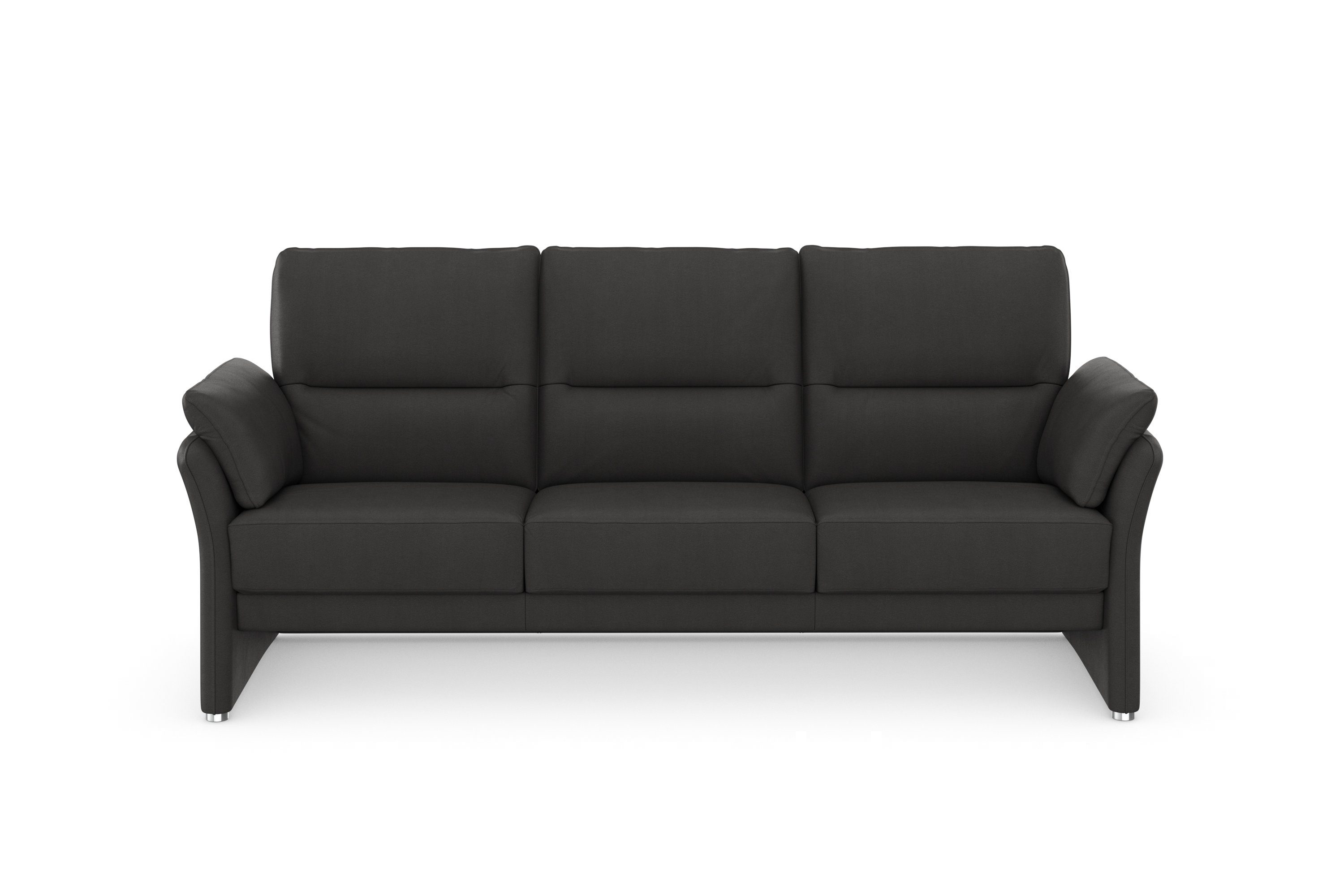 DOMO collection 3-zitsbank Pina tijdloos en elegant, smalle armleuningen, compacte afmetingen