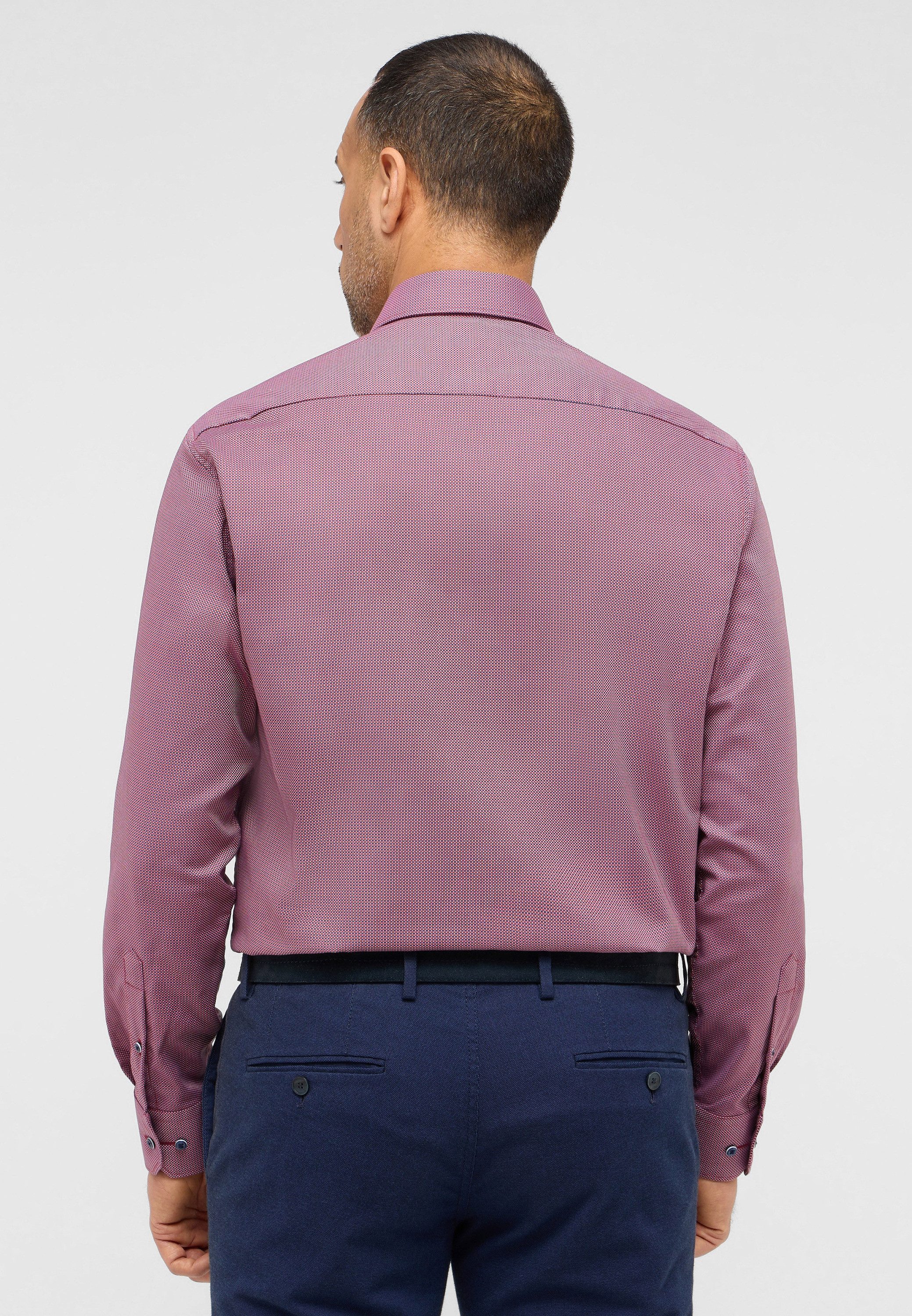 Eterna Overhemd met lange mouwen Comfort fit NON IRON (strijkvrij)