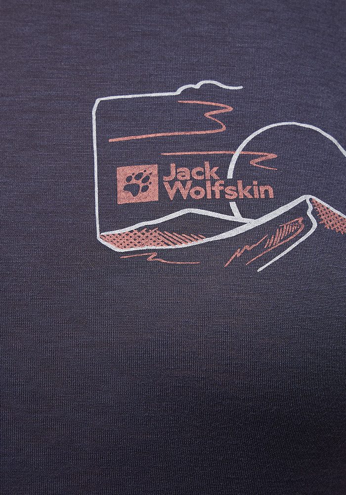 Jack Wolfskin T-shirt VONNAN GRAPHIC T W