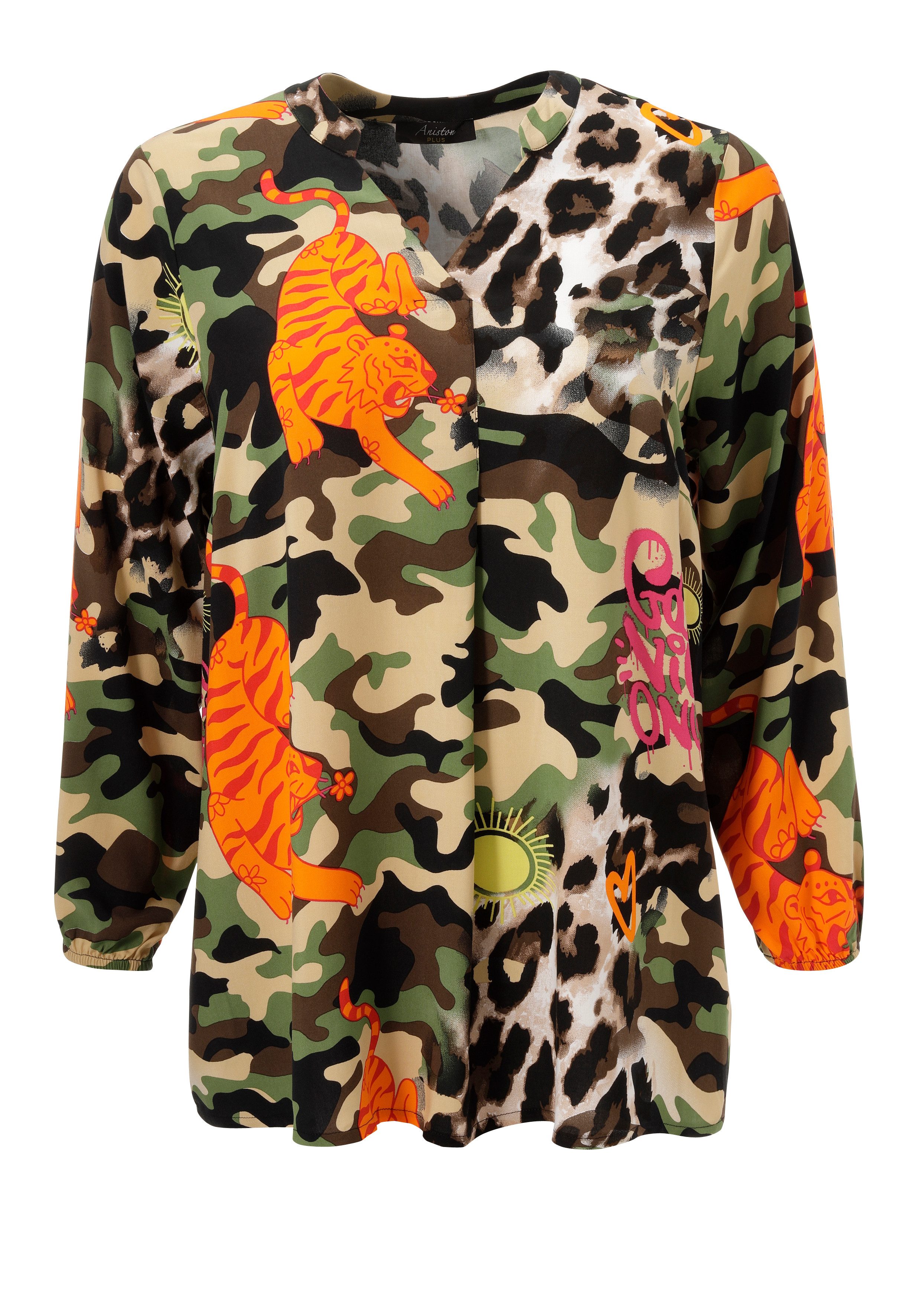 Aniston PLUS Blouse met kraagstrik