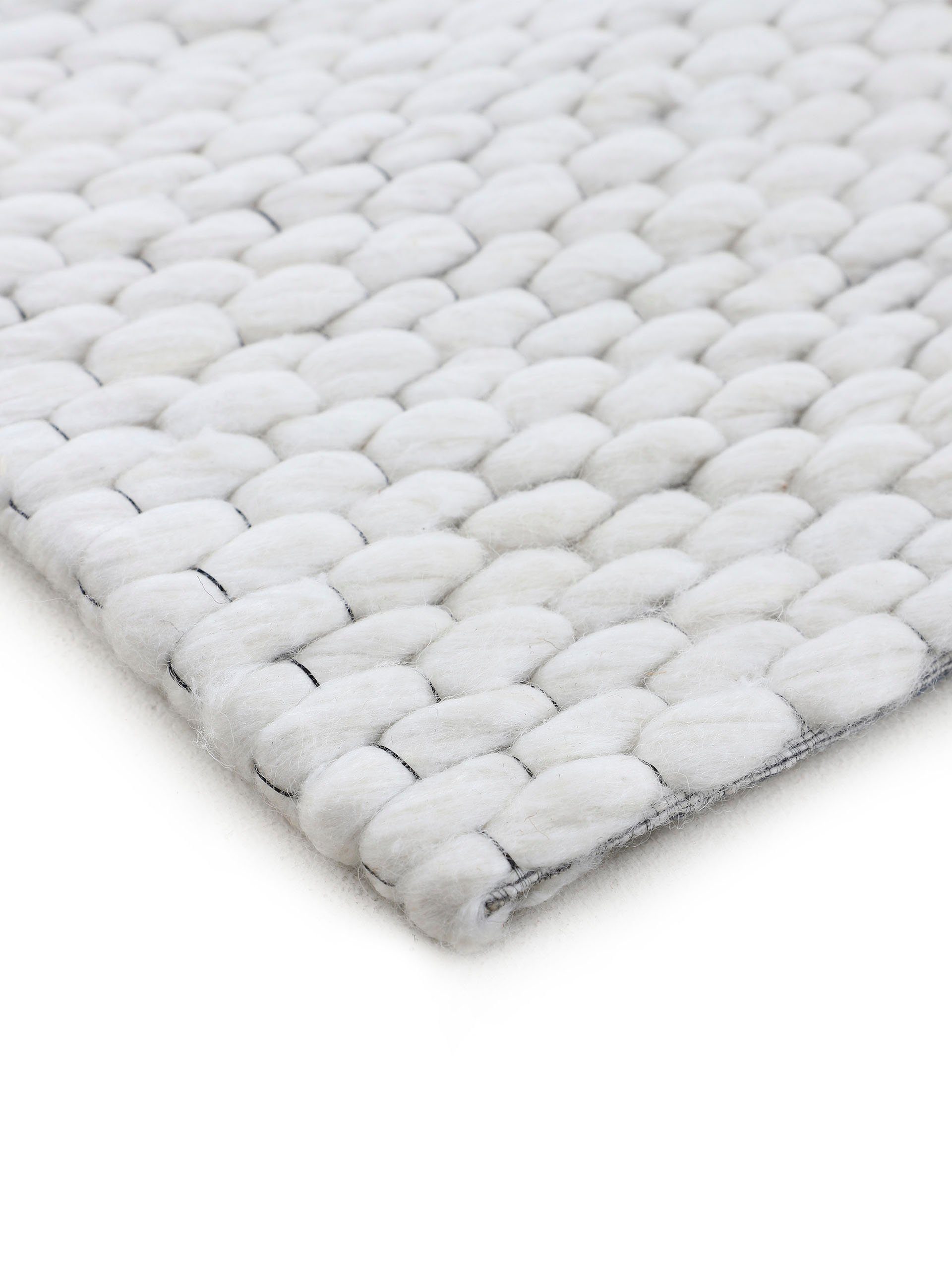 carpetfine Wollen kleed Sina Handgeweven tapijt, 100% wol, gemêleerd, handgeweven, zacht & knuffelig