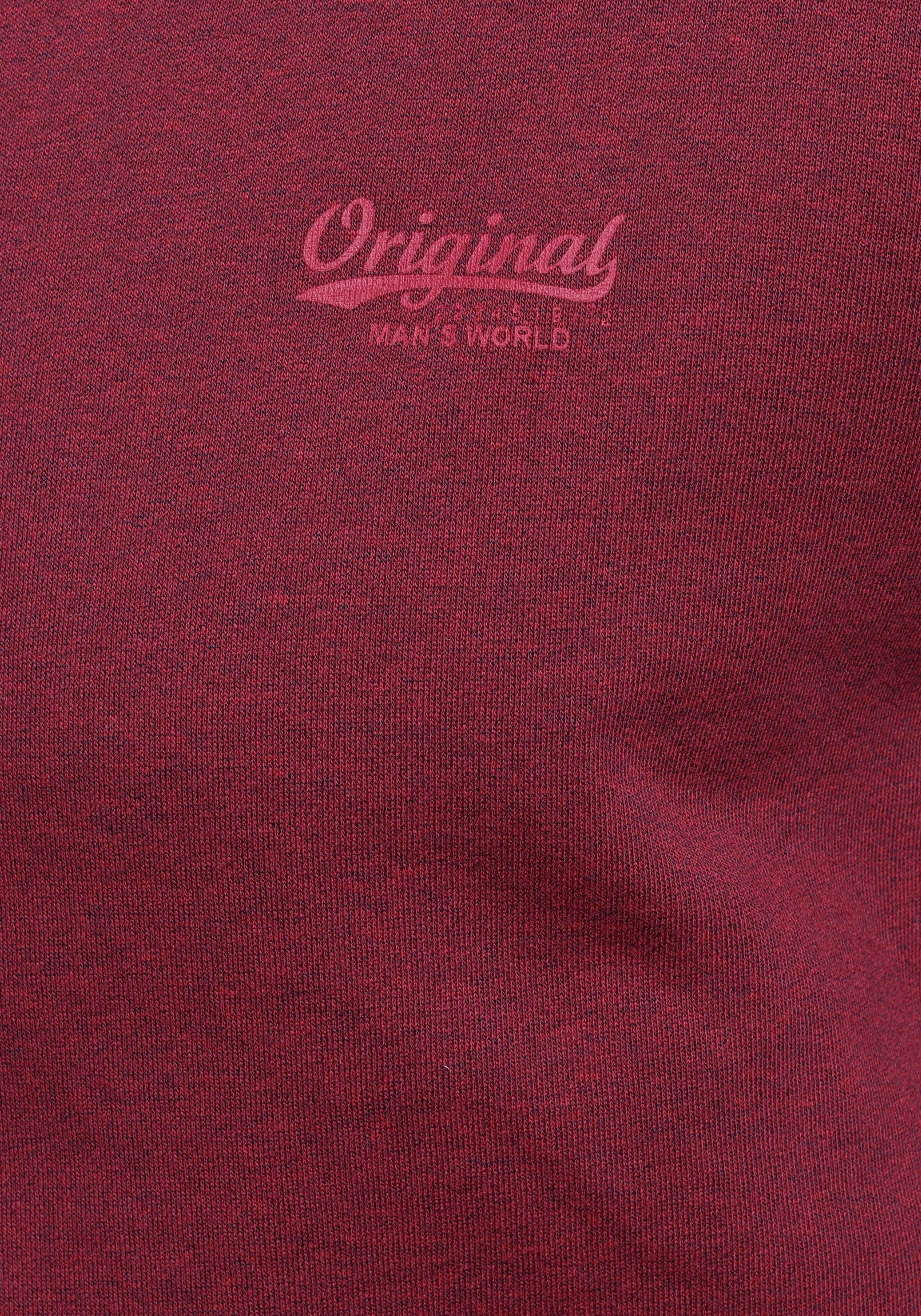 Man's World Sweatshirt Lange mouwen, basic-stijl, effen, ronde hals