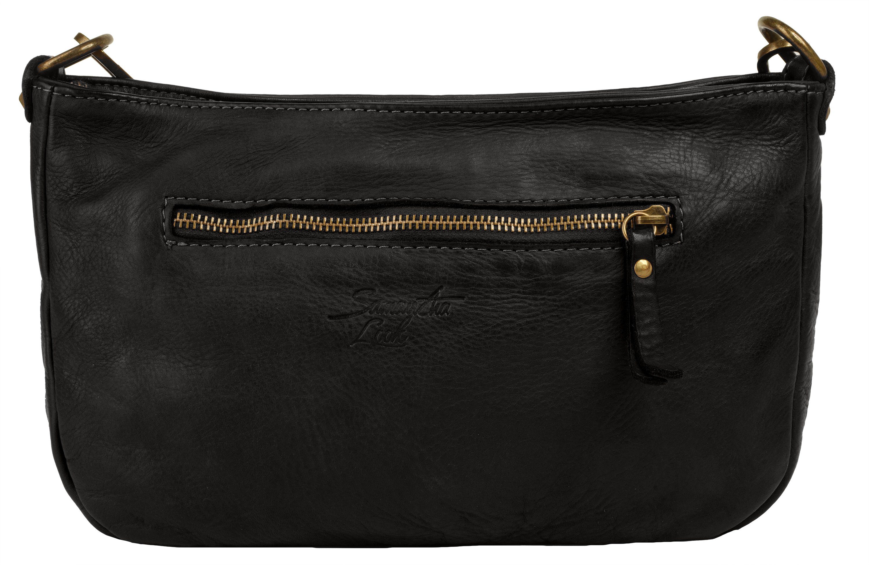 Samantha Look Schoudertas echt leer, made in italy