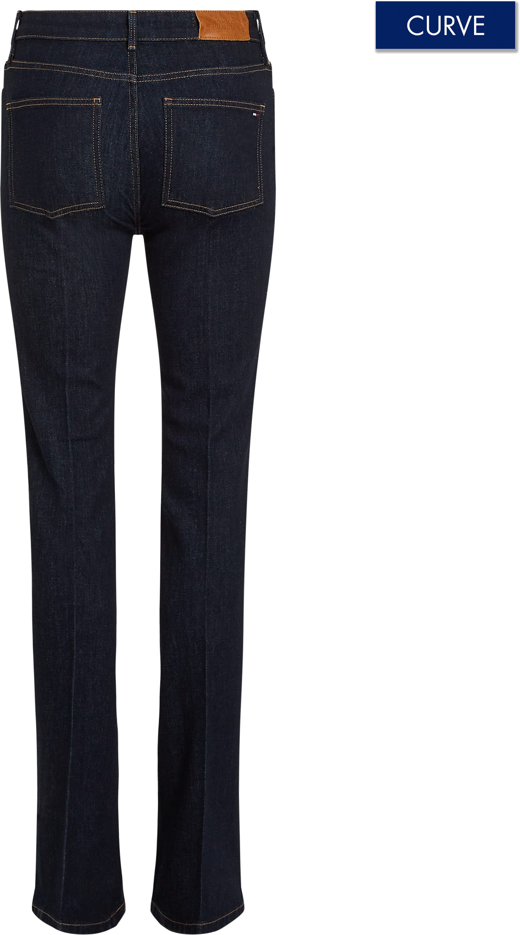 Tommy Hilfiger Curve Bootcut jeans CRV BOOTCUT RW RINSE in grote maten five-pocket-vorm