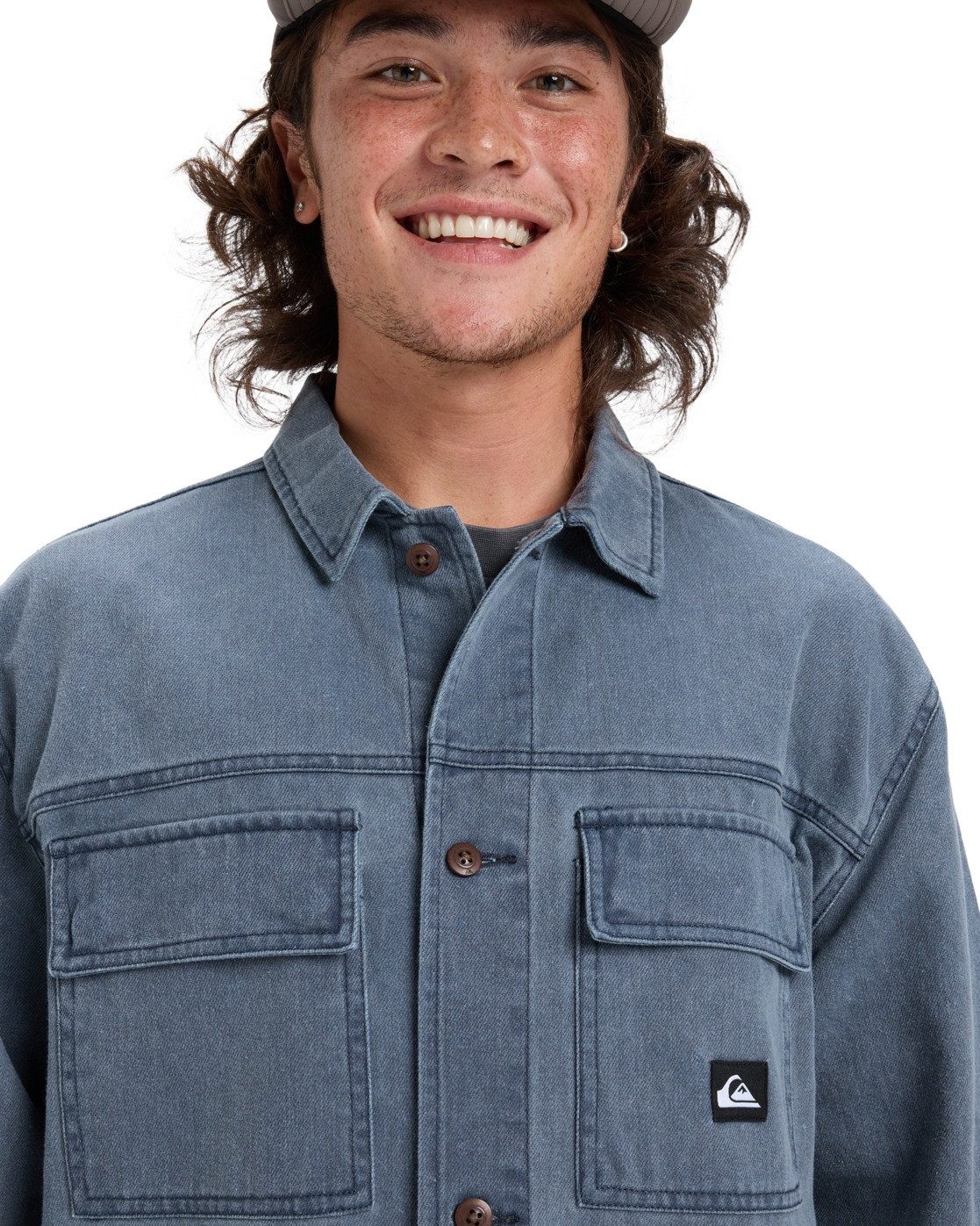Quiksilver Overhemd met lange mouwen Mohab Washed Twill