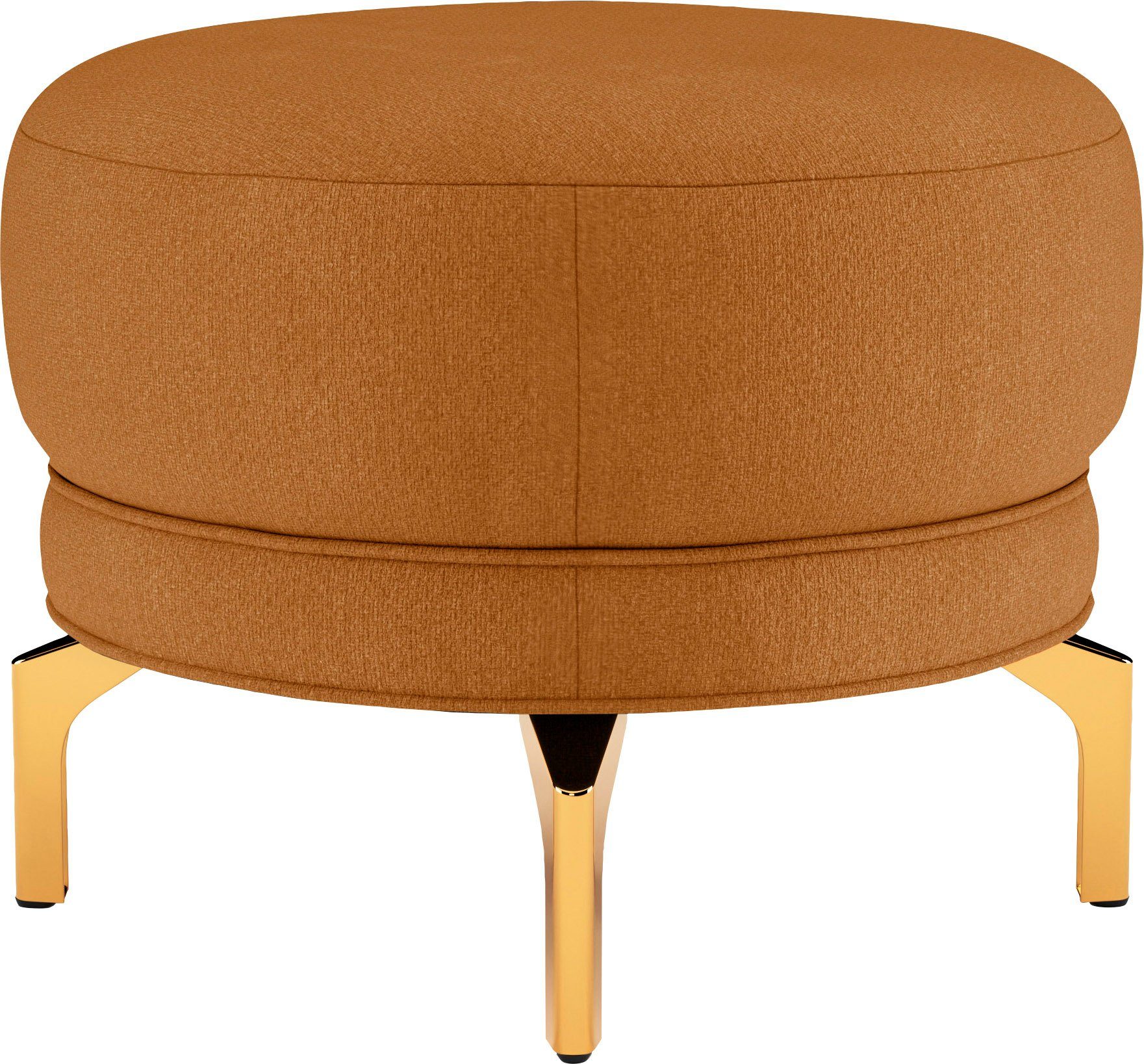 sit&more Hocker Orient 3 goudkleurige metalen poten