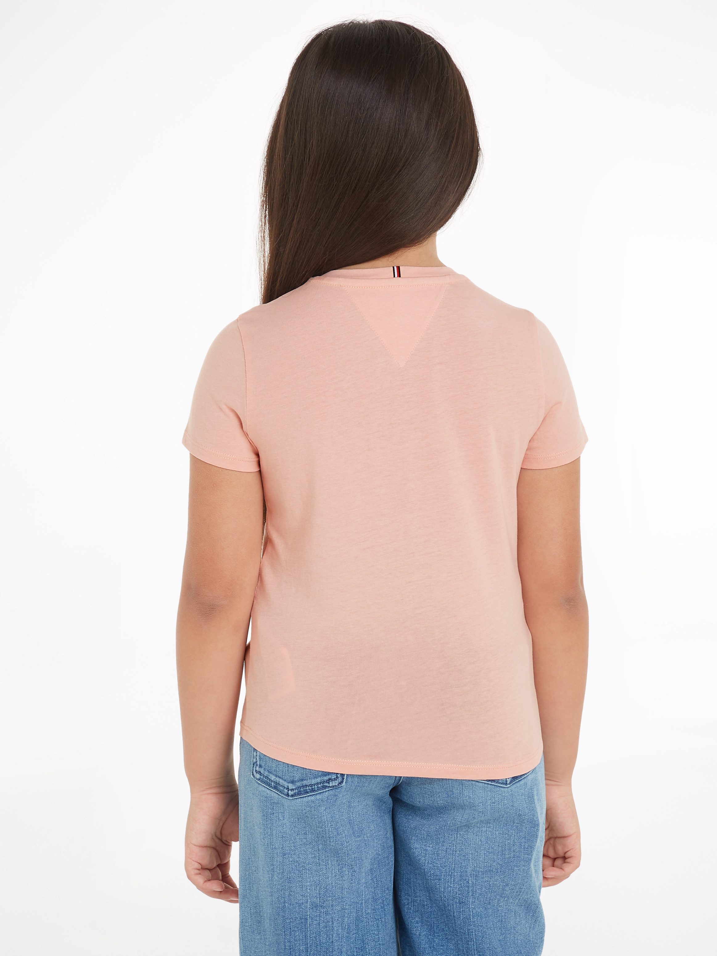 Tommy Hilfiger Shirt met korte mouwen ESSENTIAL TEE S/S met tommy hilfiger logo-opschrift (1-delig)