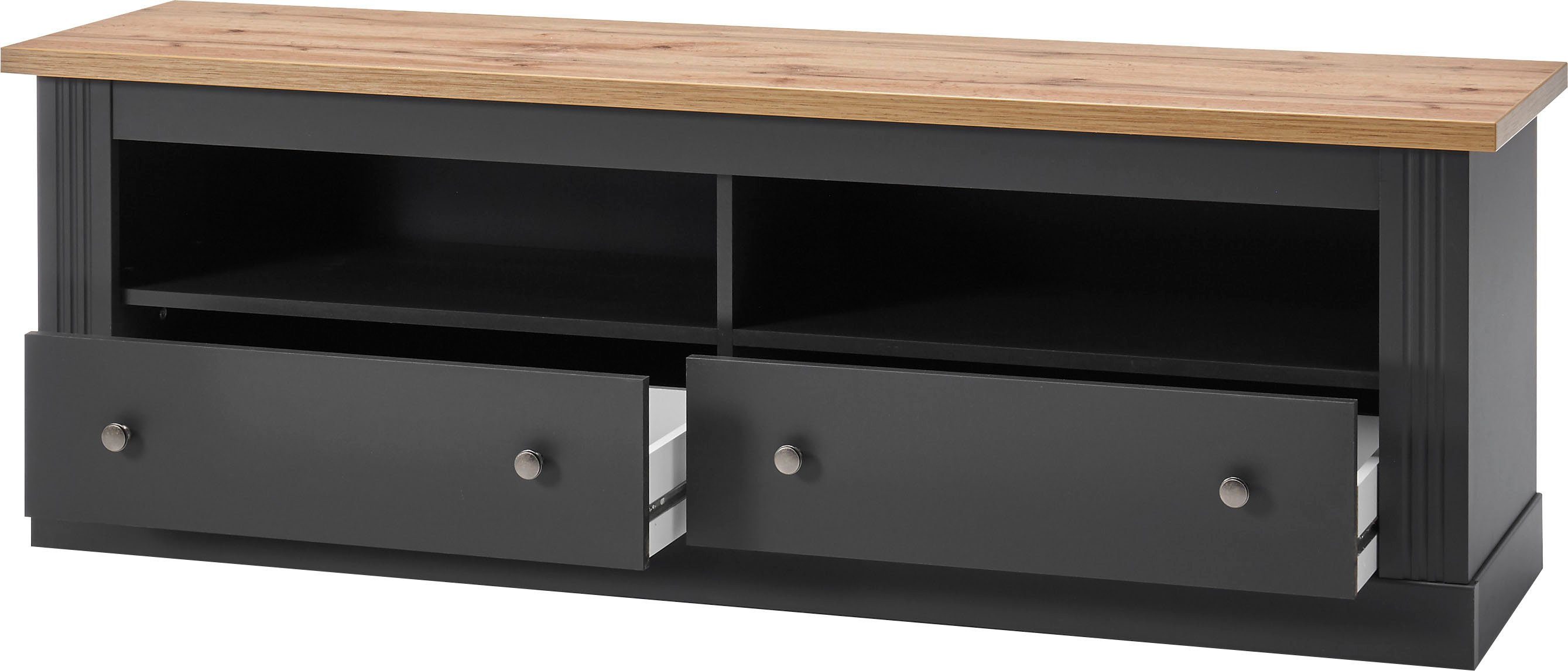 Home affaire Tv-meubel Westminster TOPSELLER! Tv-tafel in romantische rustieke stijl