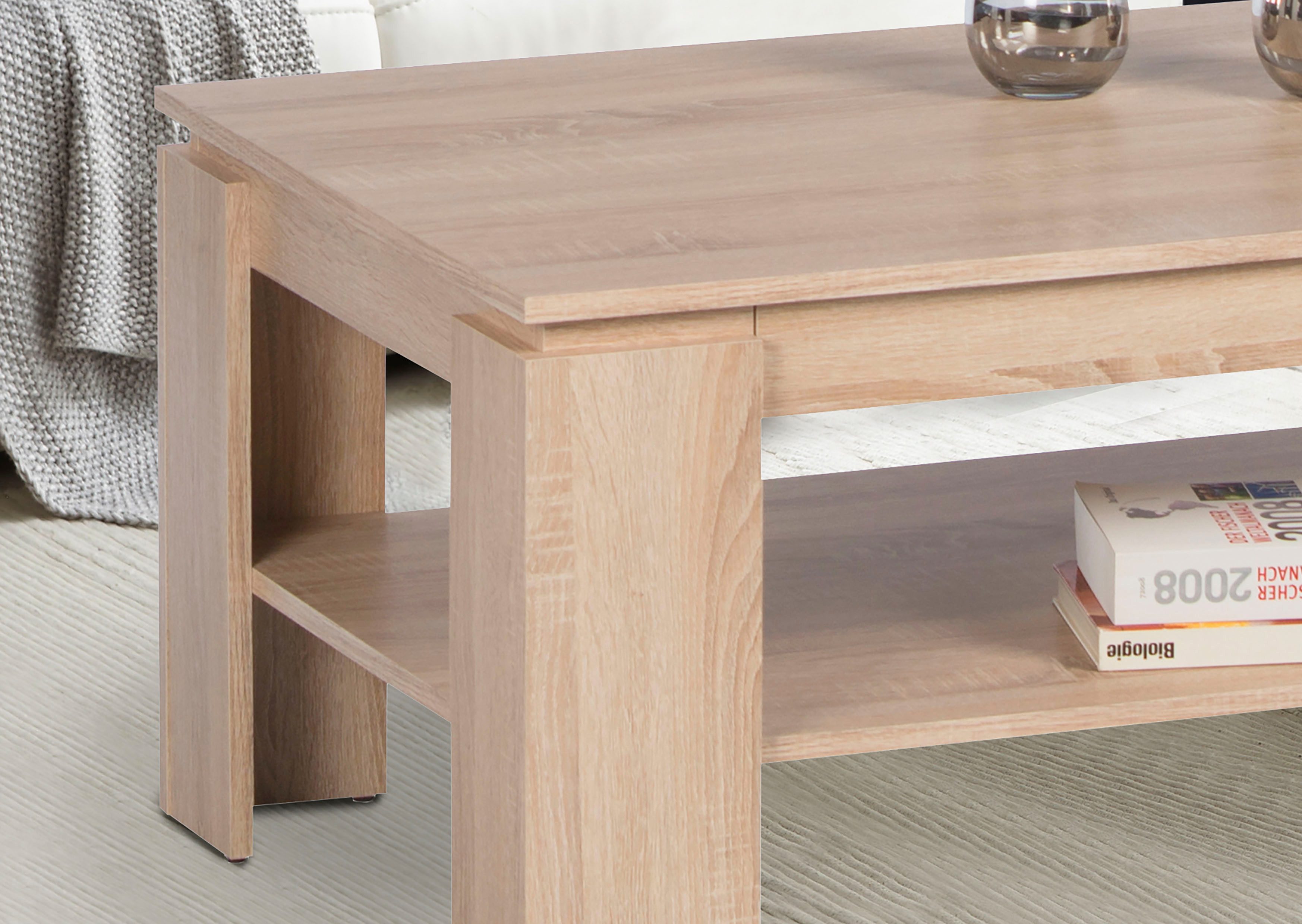 Stolkom Salontafel Harrison met lade, tafel in old style decor, BxHxD 100x44x60 cm