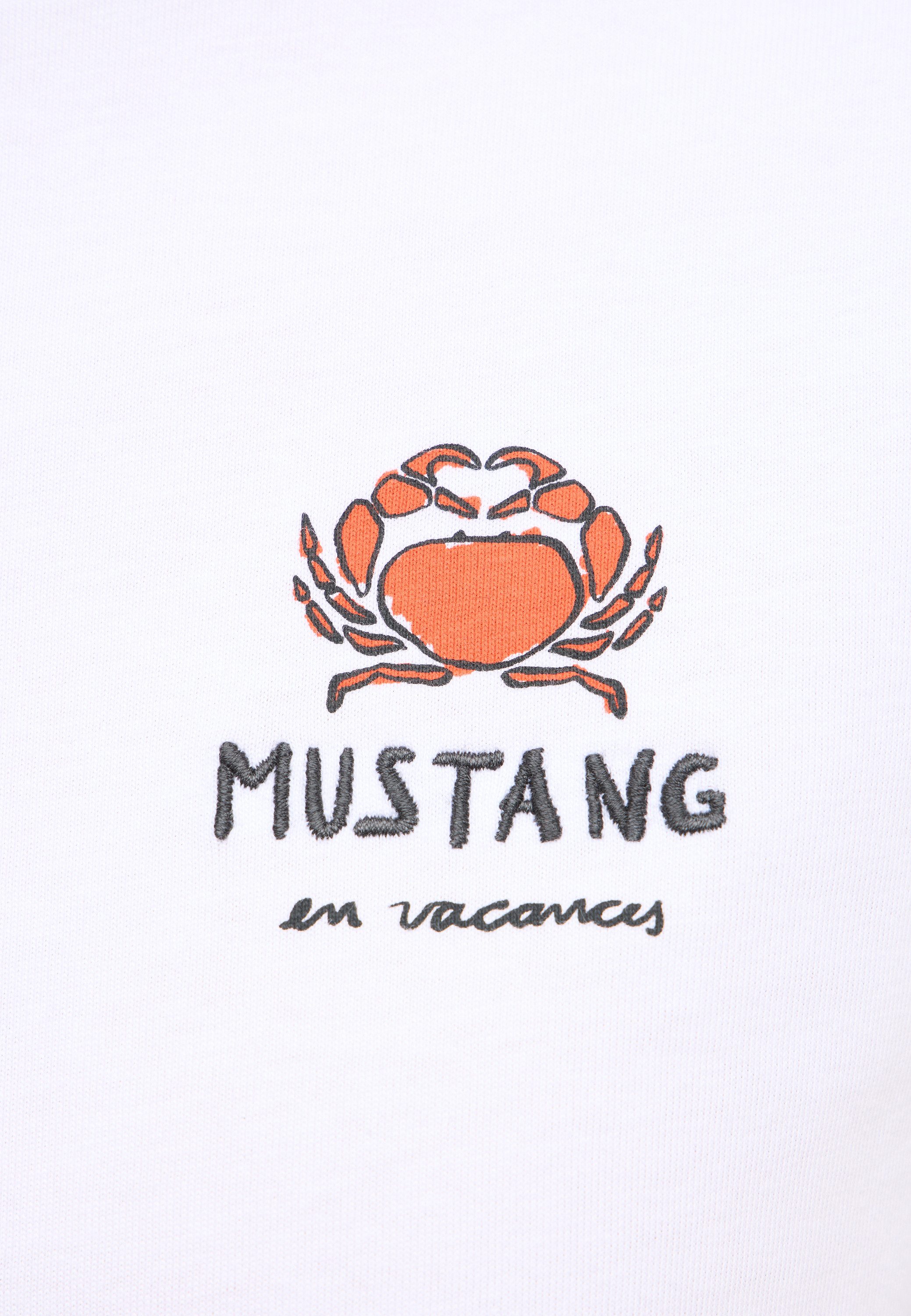 MUSTANG Shirt met korte mouwen Dames stijl Monroe