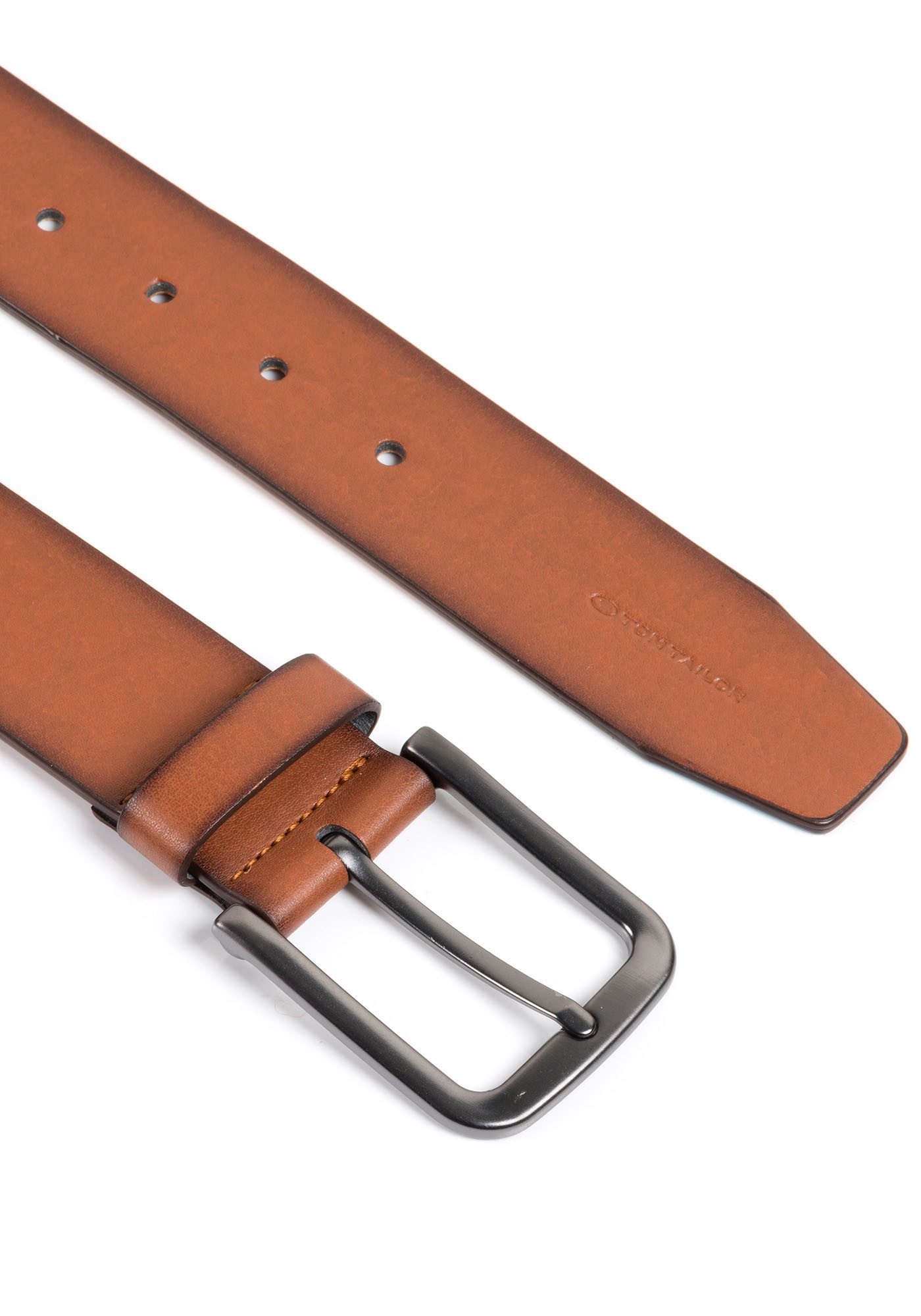Tom Tailor Synthetische riem TTRoss met zwart gemaakte sluiting en logo-embossing op de punt