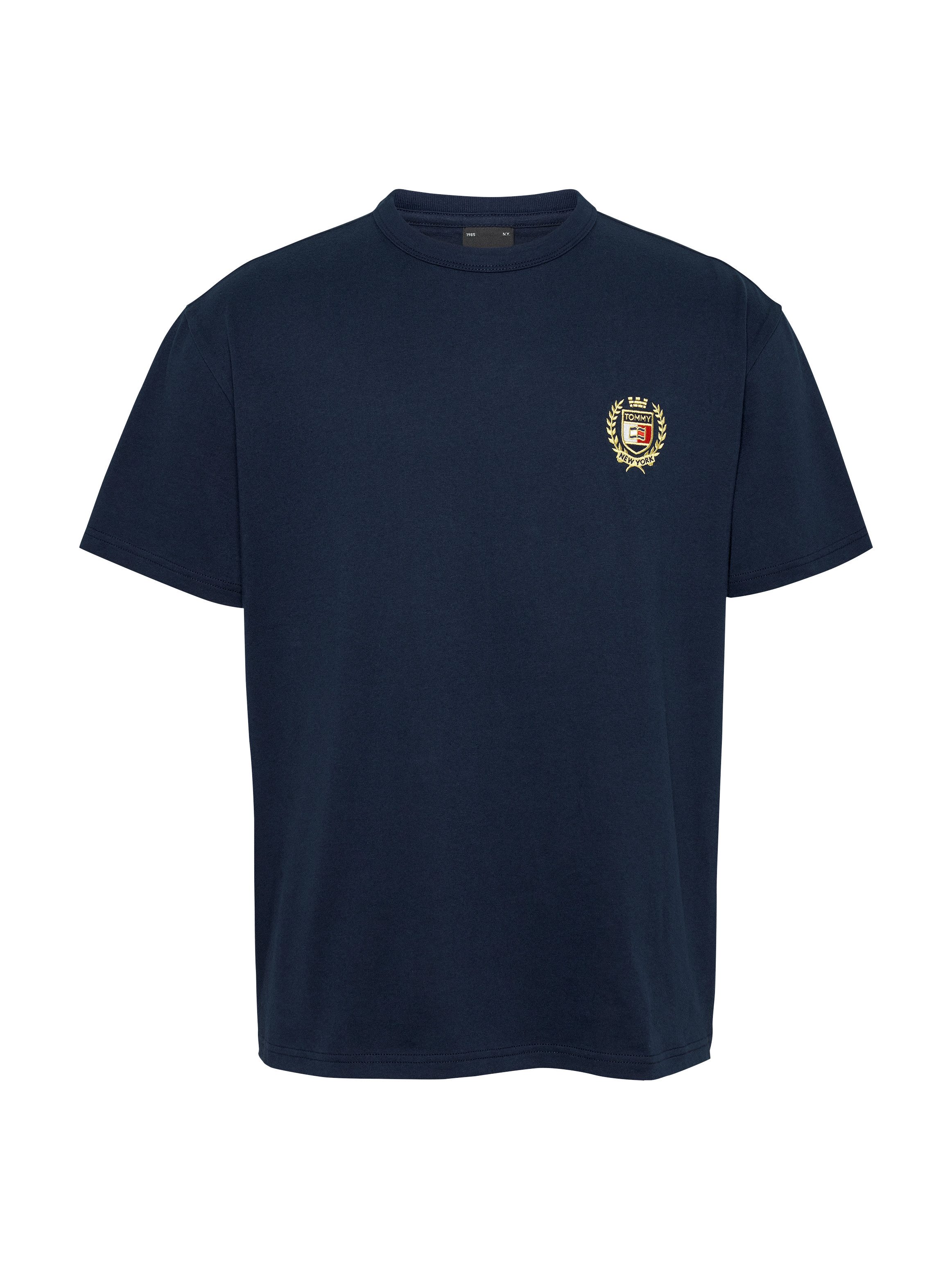 TOMMY JEANS T-shirt TJM REG RWB CREST FLAG TEE EXT geborduurd merkembleem op borsthoogte
