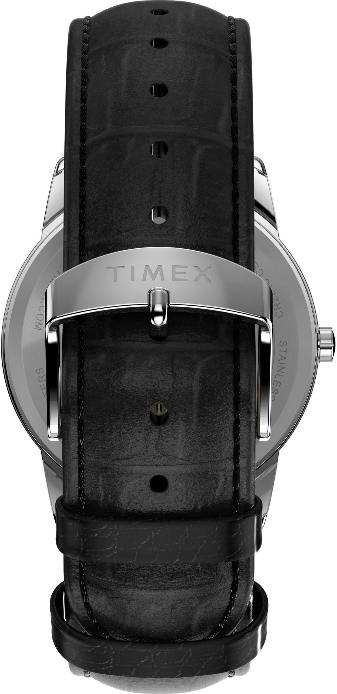 Timex Kwartshorloge EASY READER CLASSIC Horloge, herenhorloge, dameshorloge, leren band, datum