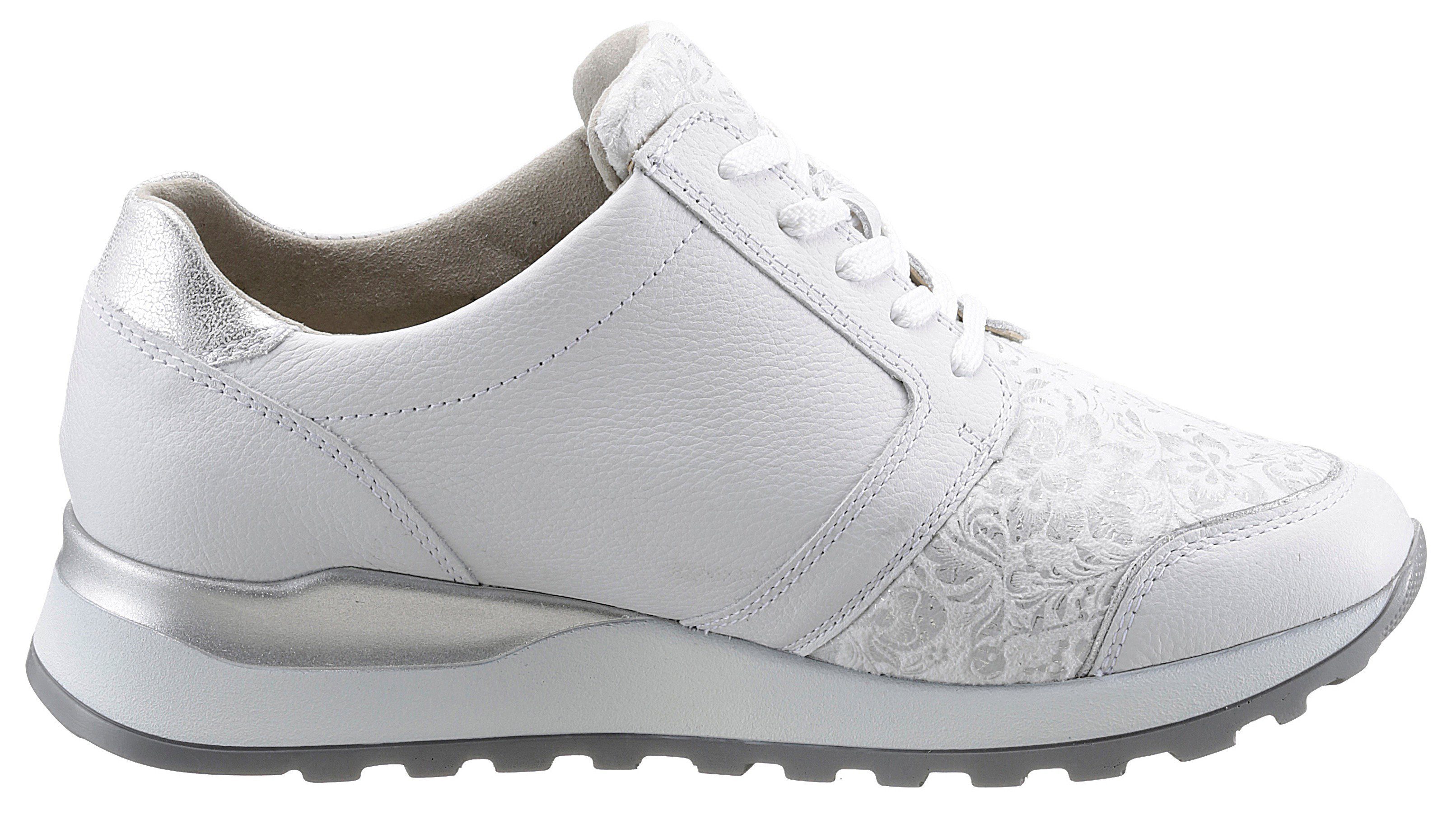 Waldläufer Sneakers met sleehak Hiroko-Soft Orthotritt uitrusting, H-breedte, vrijetijdsschoen, lage schoen, veterschoen