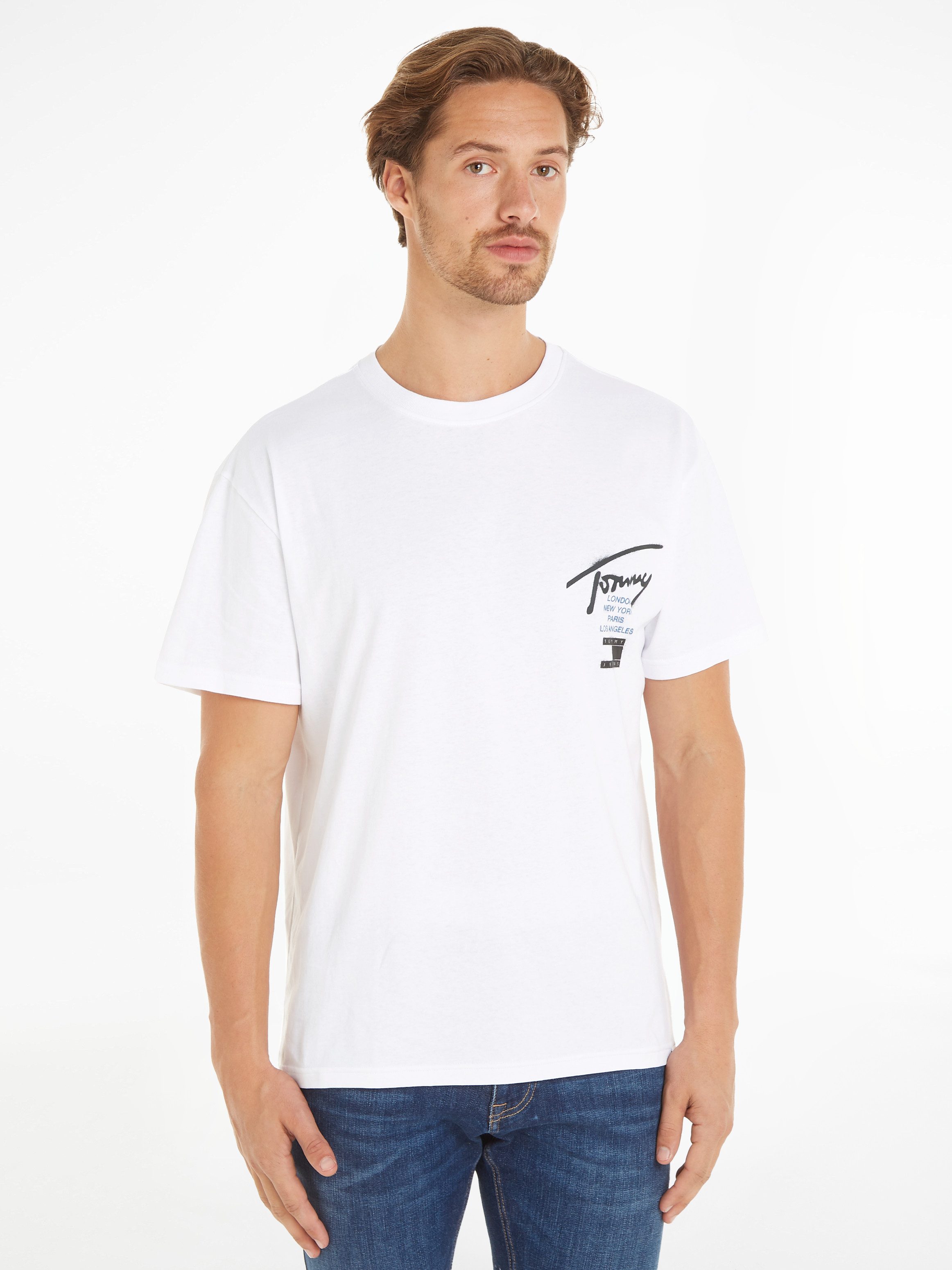 TOMMY JEANS T-shirt TJM REG GRAFFITI SIG TEE EXT