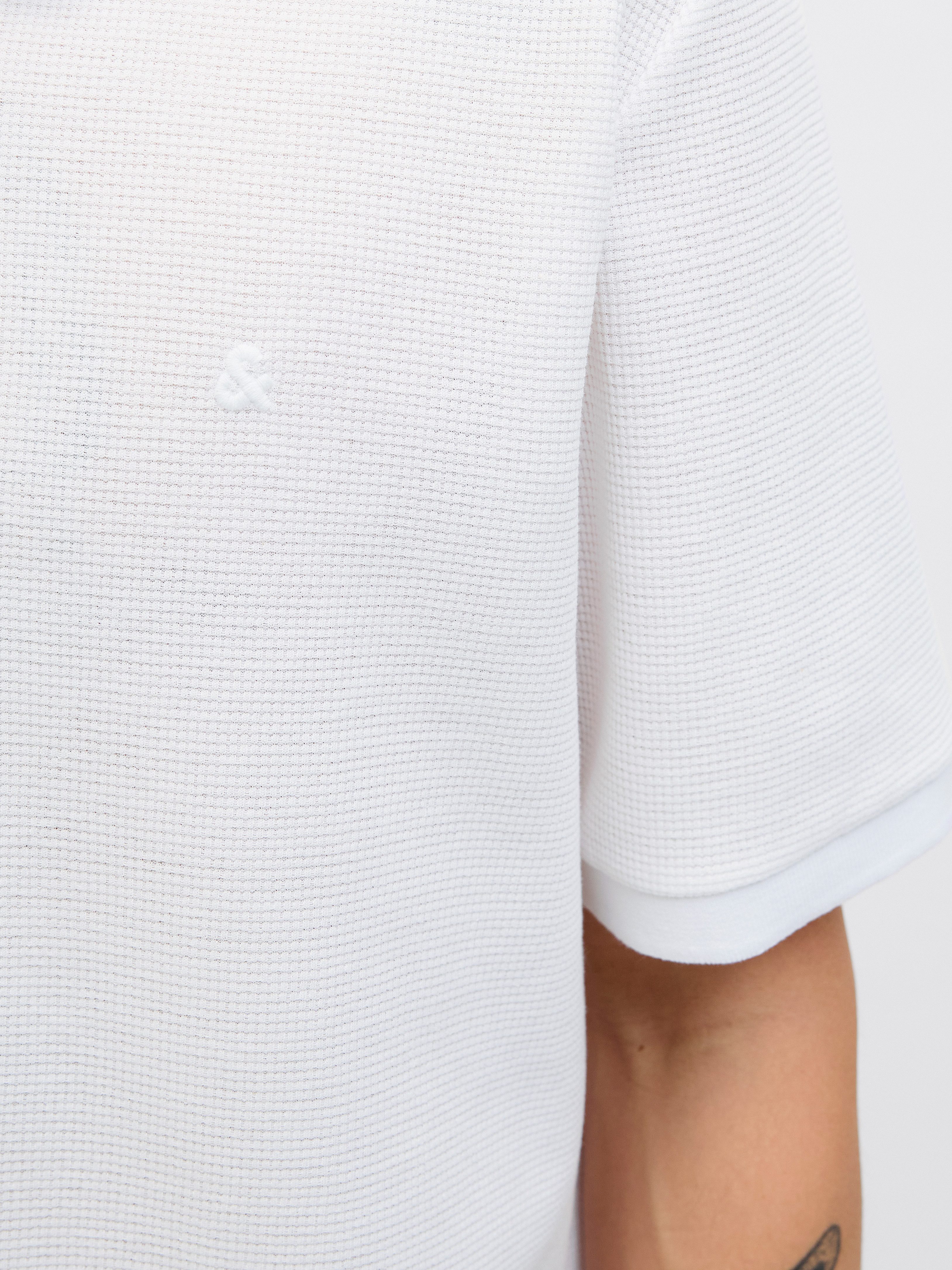 Jack & Jones Poloshirt JJEAUSTIN ZIP POLO SS NOOS