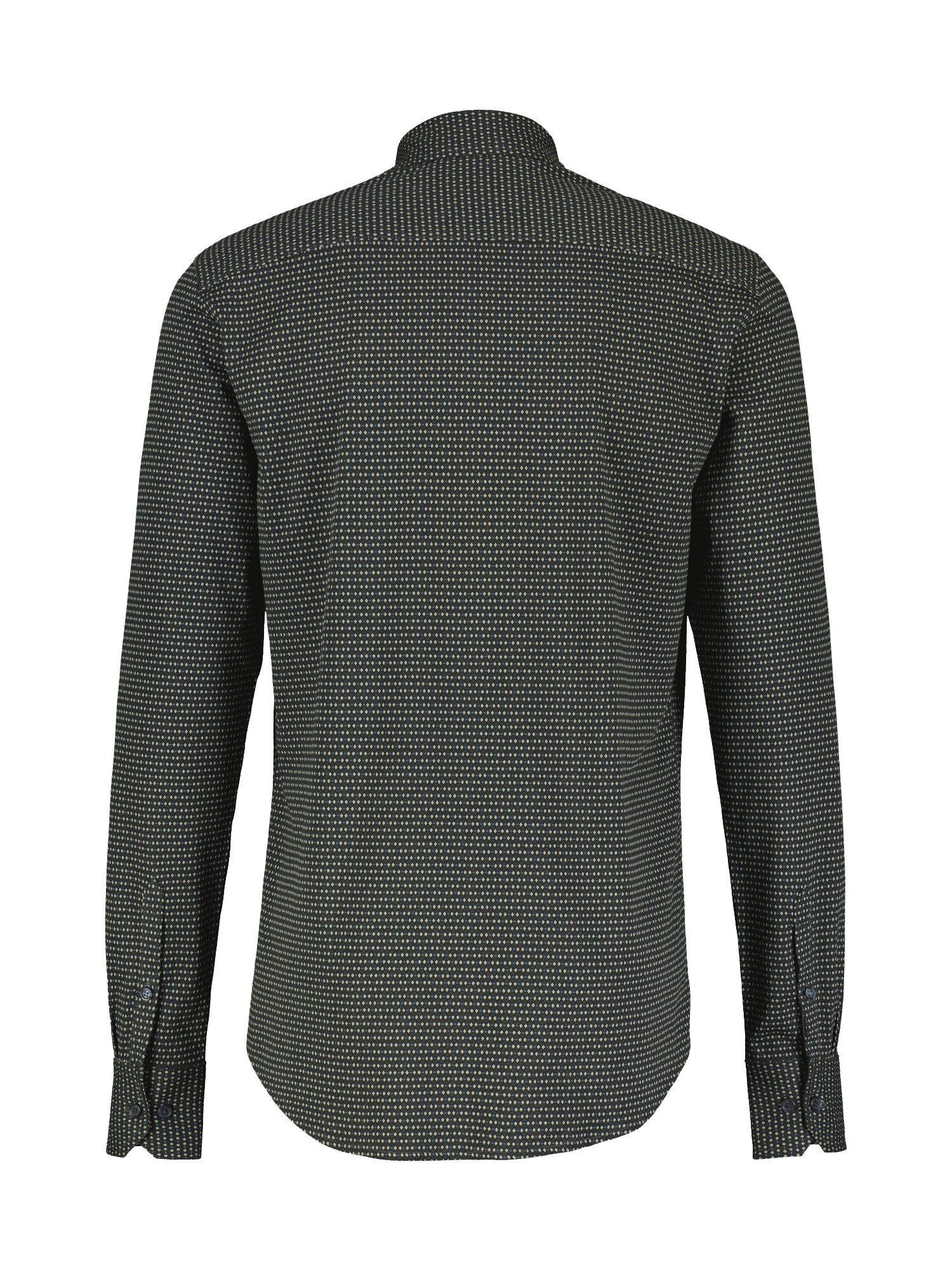 Lerros Overhemd met lange mouwen LERROS heren jersey shirt met haifischkraag