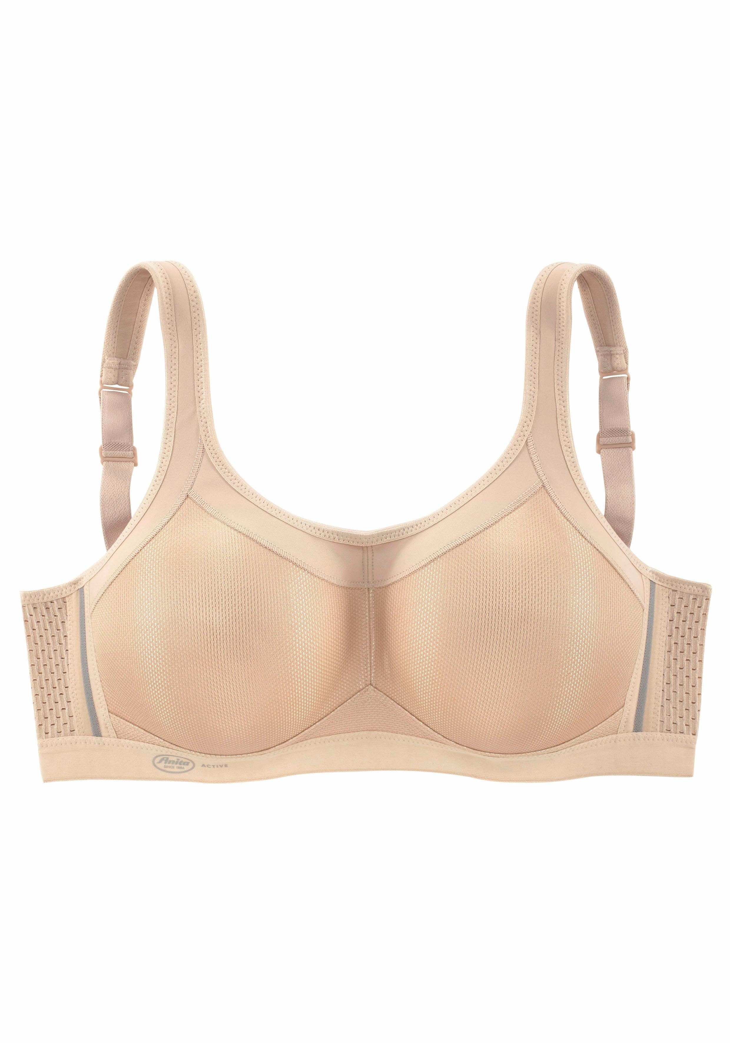 Anita Active Sport-bh Momentum Ademend, licht glanzend, comfortabele schouderbanden gepolsterd