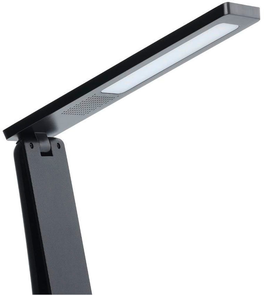 EGLO Tafellamp LA SECA LED tafellamp, zwart, touchsensor, dimbaar, USB Tafellamp met touch, dimbaar, bureaulamp, led-bureaulamp
