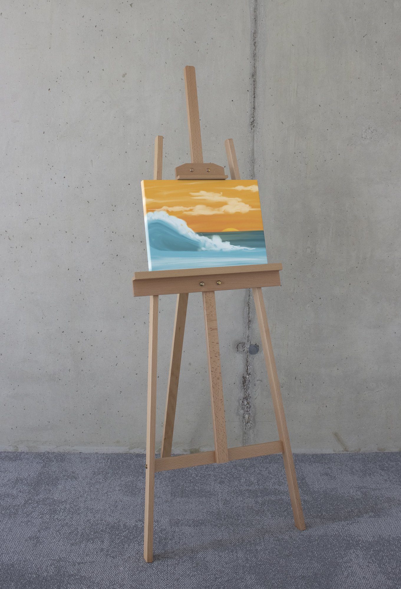 Komar Artprint op linnen Gentle Breeze - Afmeting 30 x 40 cm (1 stuk)