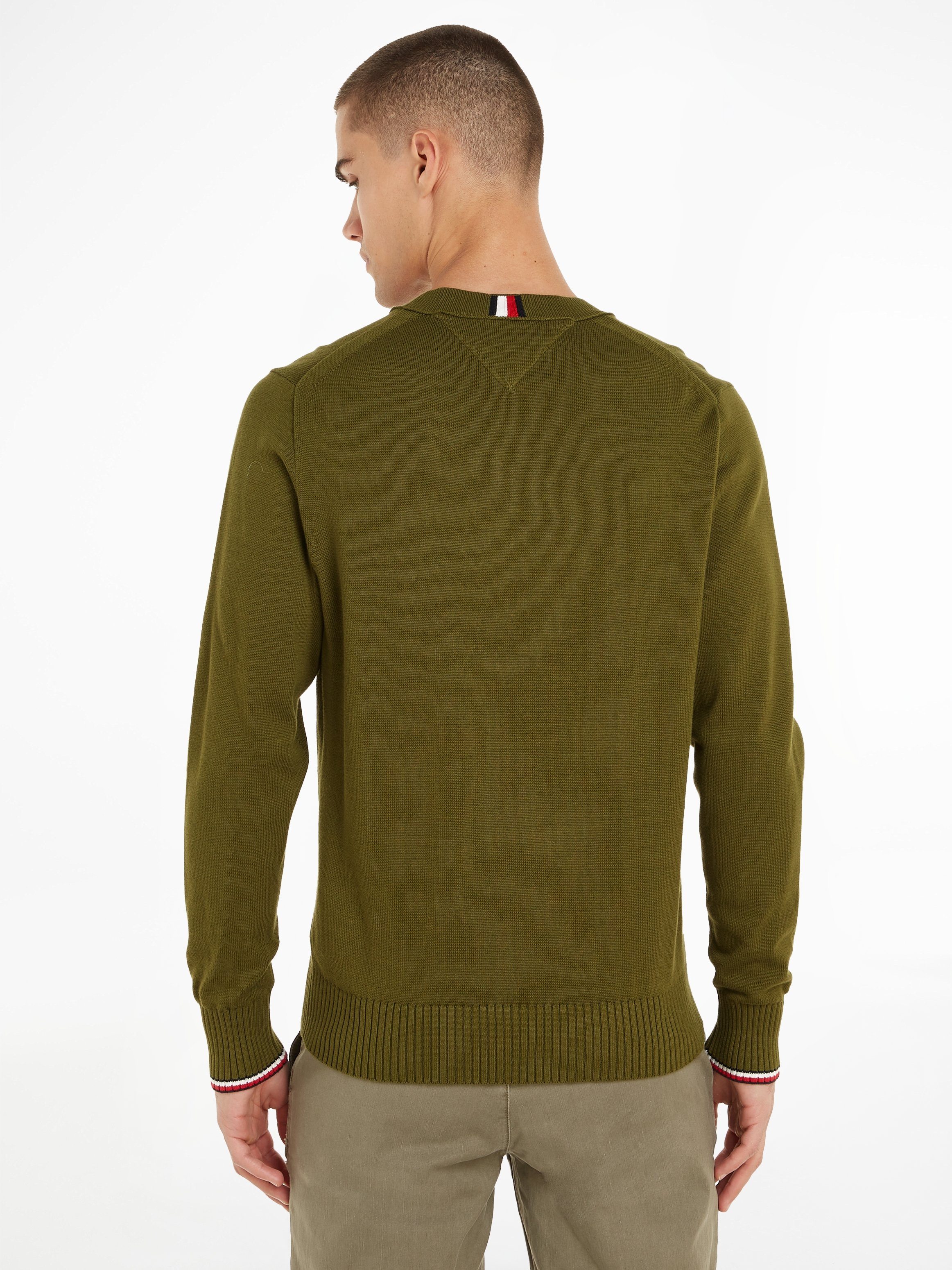 Tommy Hilfiger Trui met ronde hals HILFIGER EMBRO CREW NECK