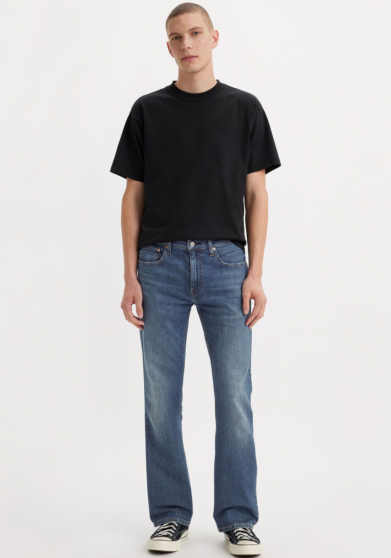 Levi's Bootcut jeans 527 SLIM BOOT CUT heren bootcut jeans maat 30 blauw