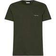 calvin klein t-shirt cotton chest logo klein calvin klein-opschrift groen
