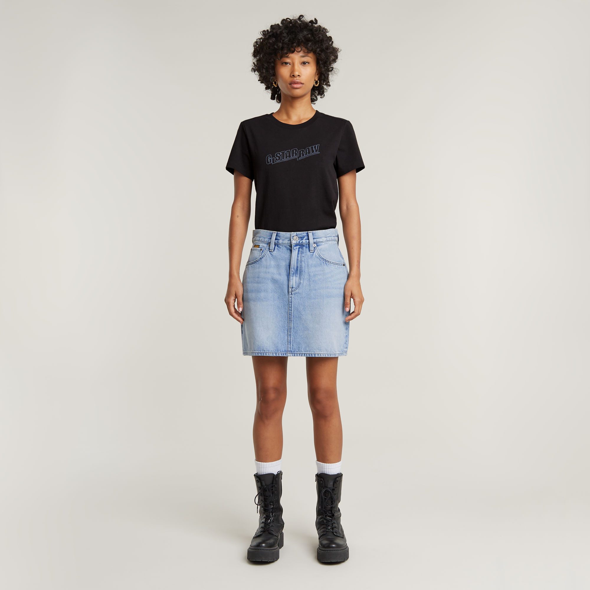 G-Star RAW Minirok Viktoria Korte Rok Schone Rand