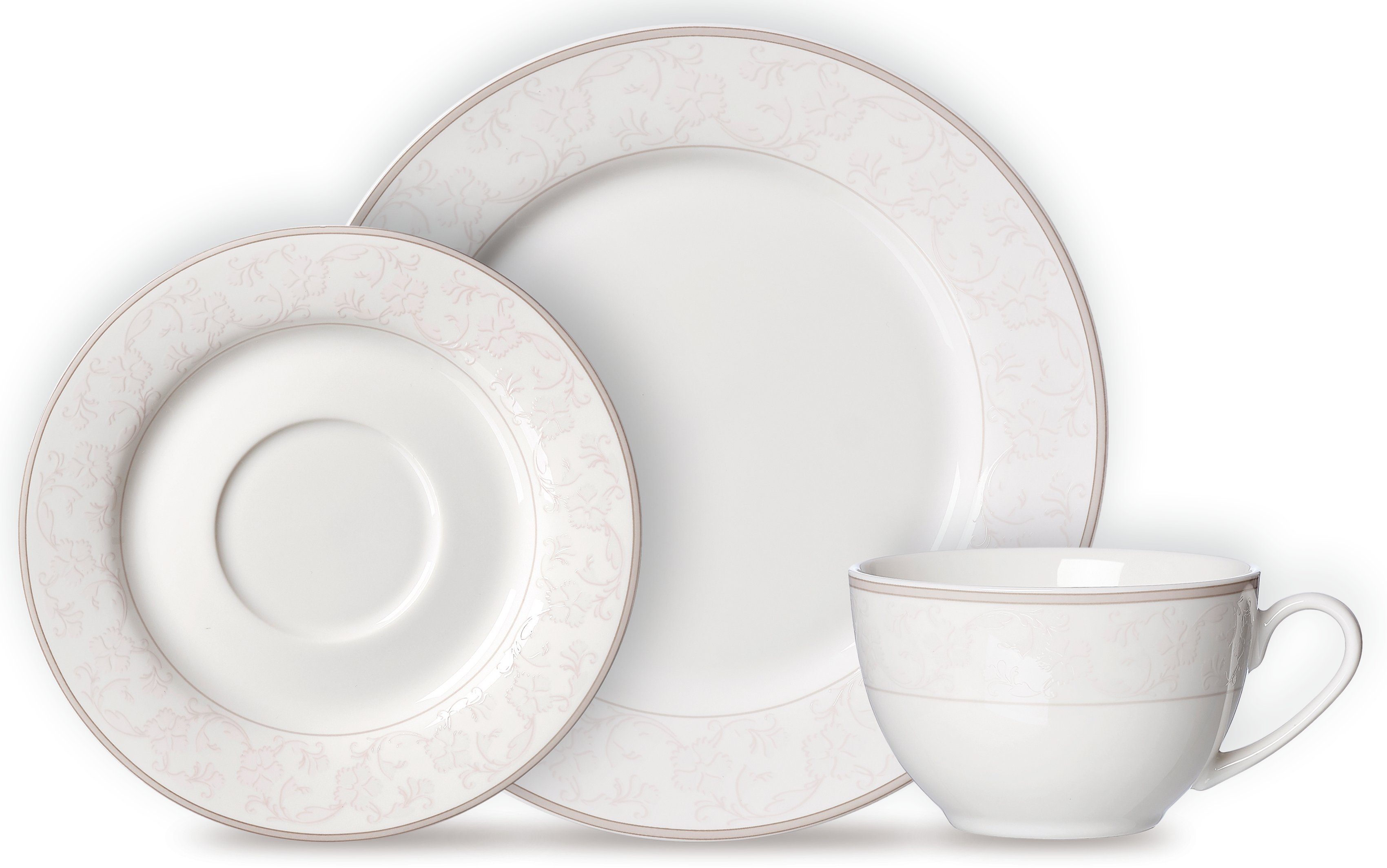 Ritzenhoff & Breker Koffieservies Serviesset, servies ISABELLA opvallend design, 18 delen, voor 6 personen (set, 18-delig)