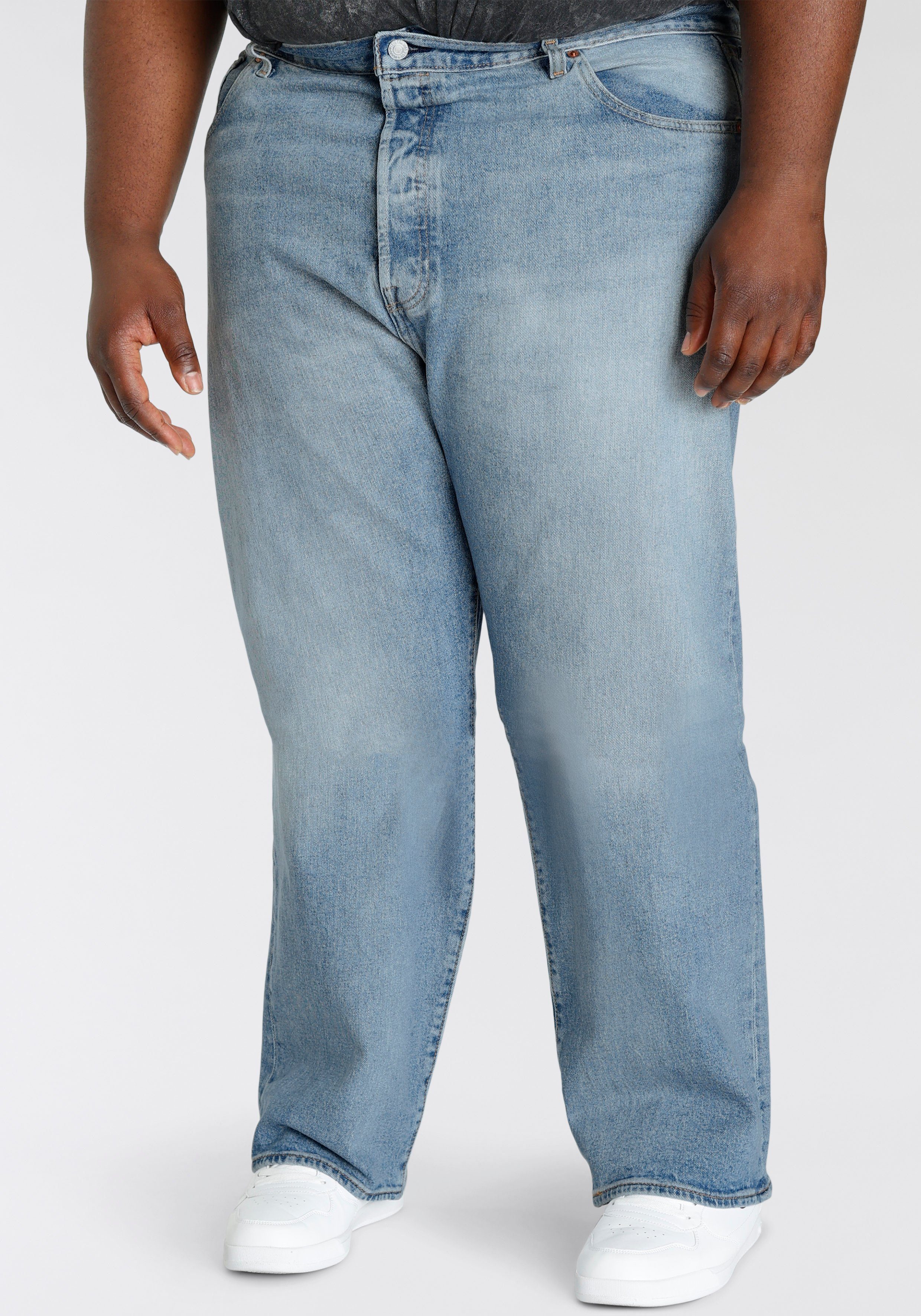 Levi's Plus Straight jeans 501 LEVI'SORIGINAL B&T in verschillende wassingen