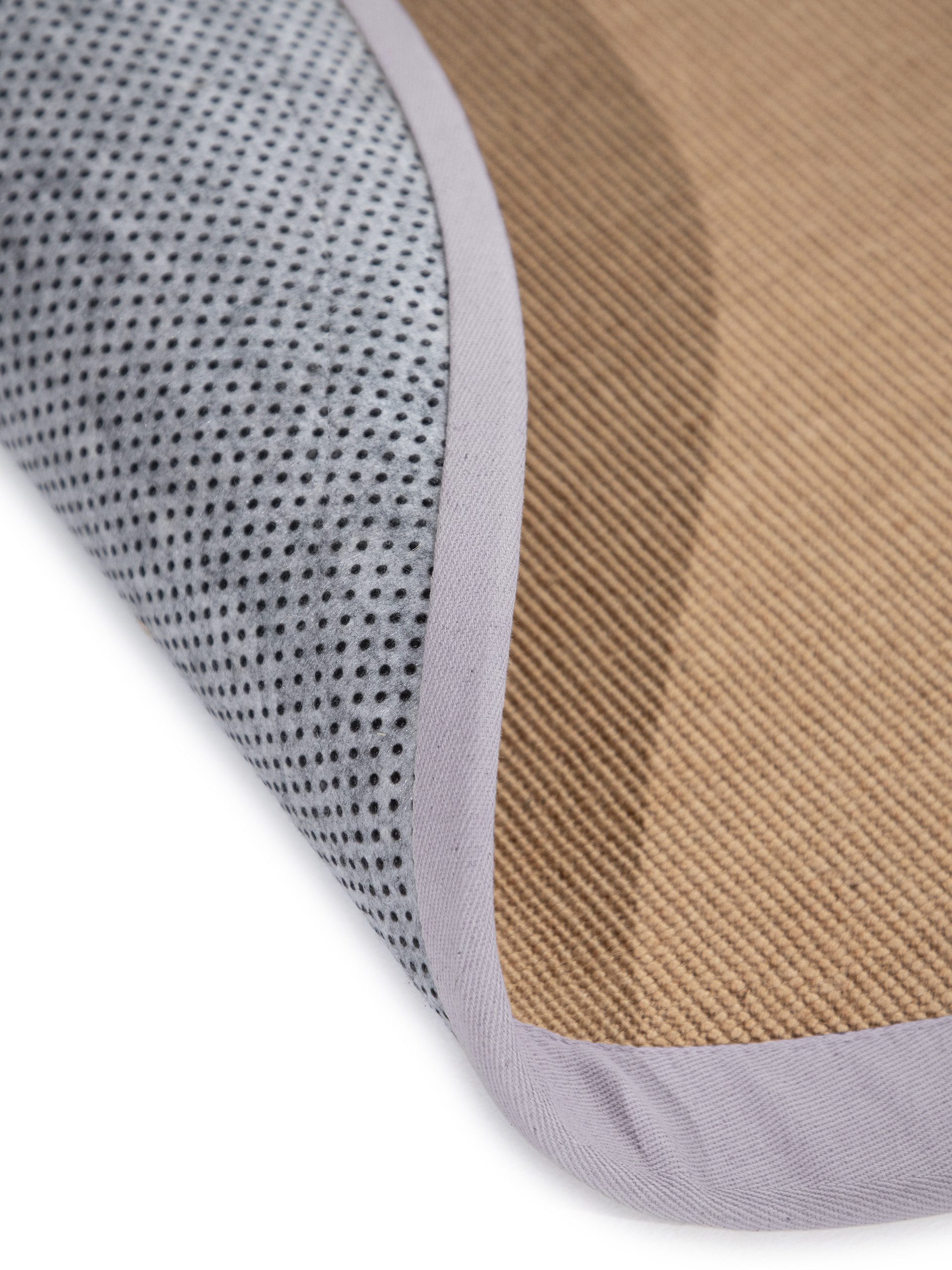 carpetfine Sisalkleed Sisal met gekleurd randdessin, antislip achterzijde