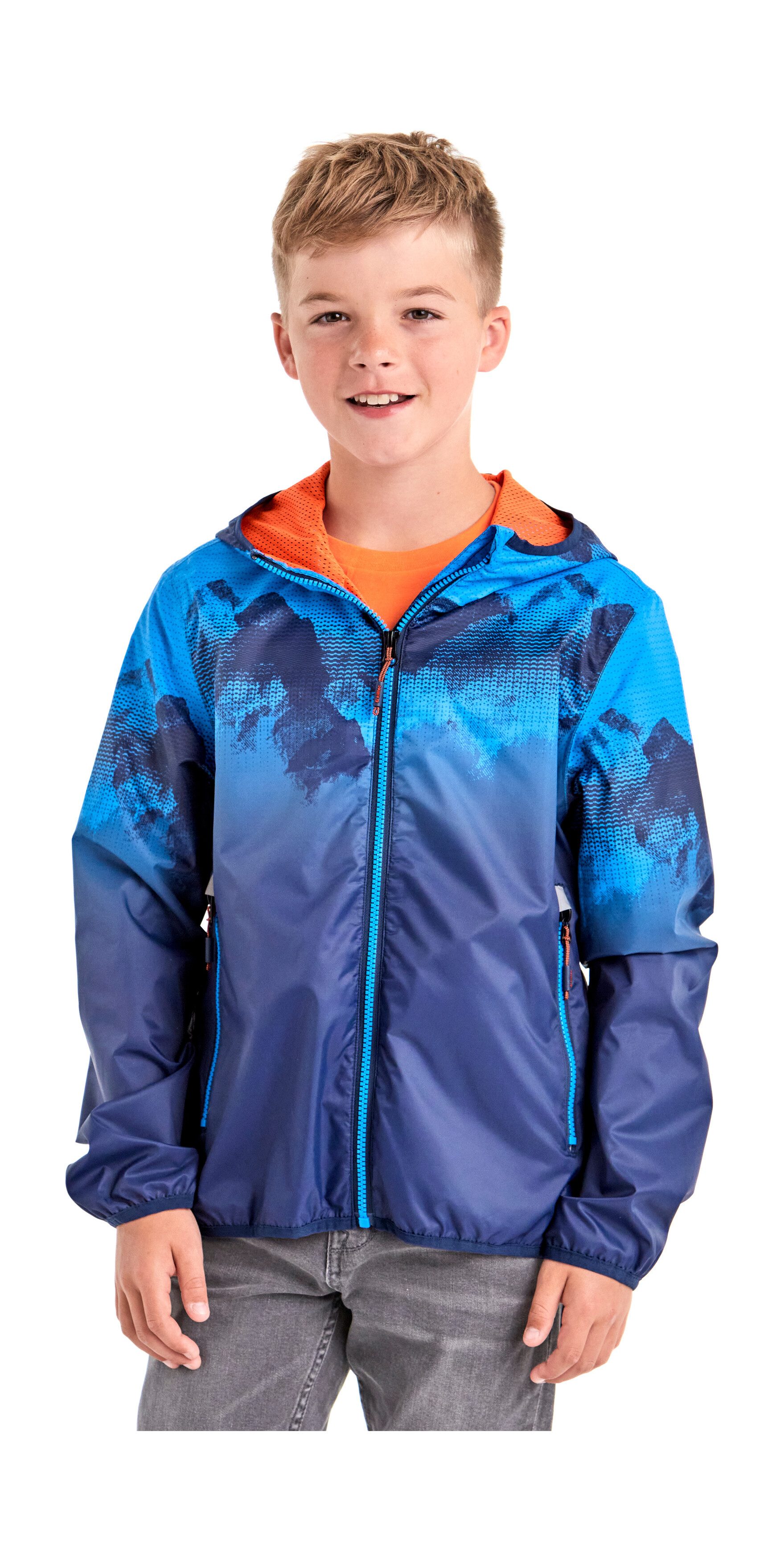 Killtec Outdoorjack Lyse BYS JCKT B Lichte, waterdichte kinderjas, klein opvouwbaar, cool patroon