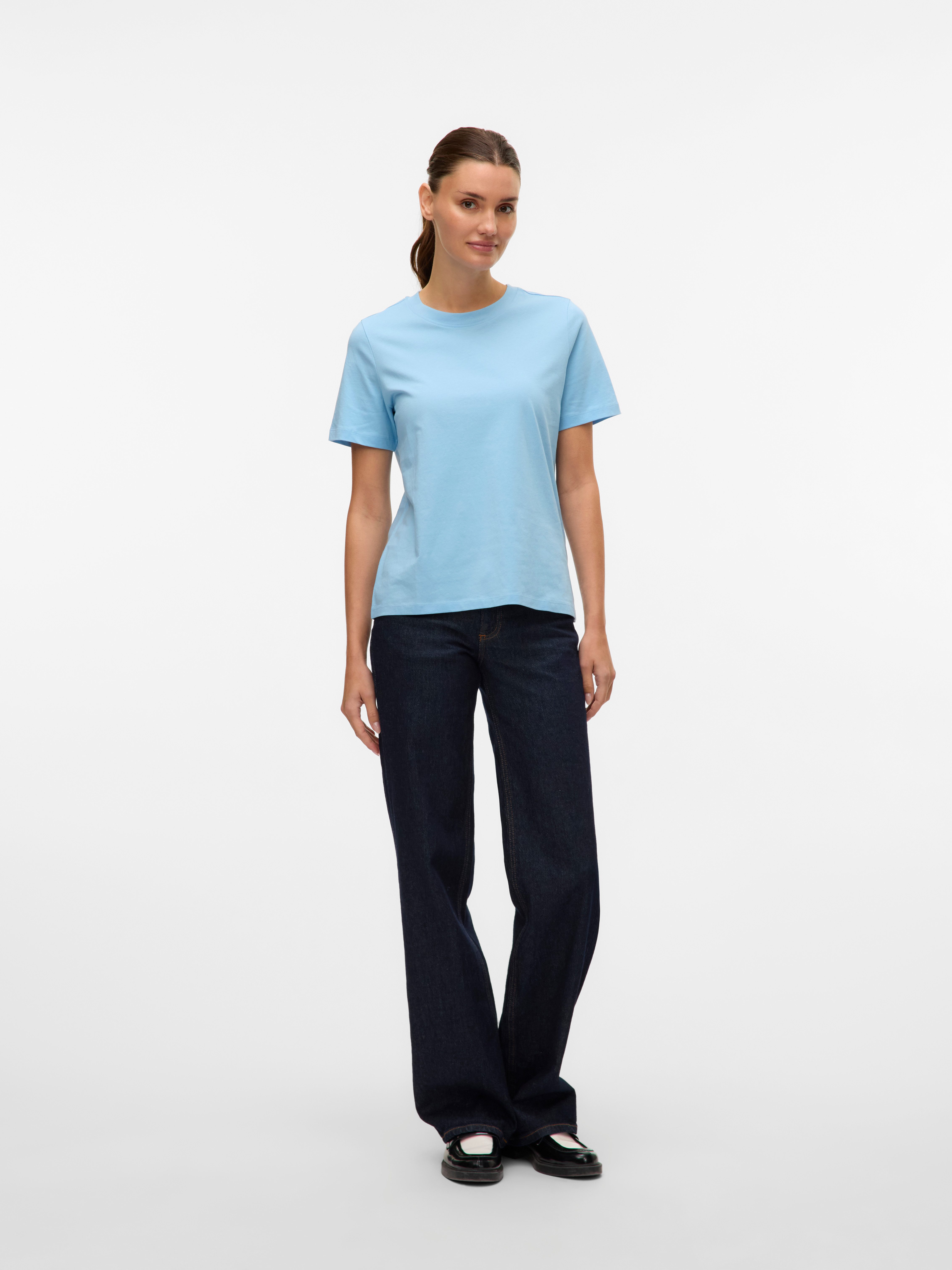 Vero Moda Shirt met korte mouwen VMPAULINA SS T-SHIRT GA JRS NOOS