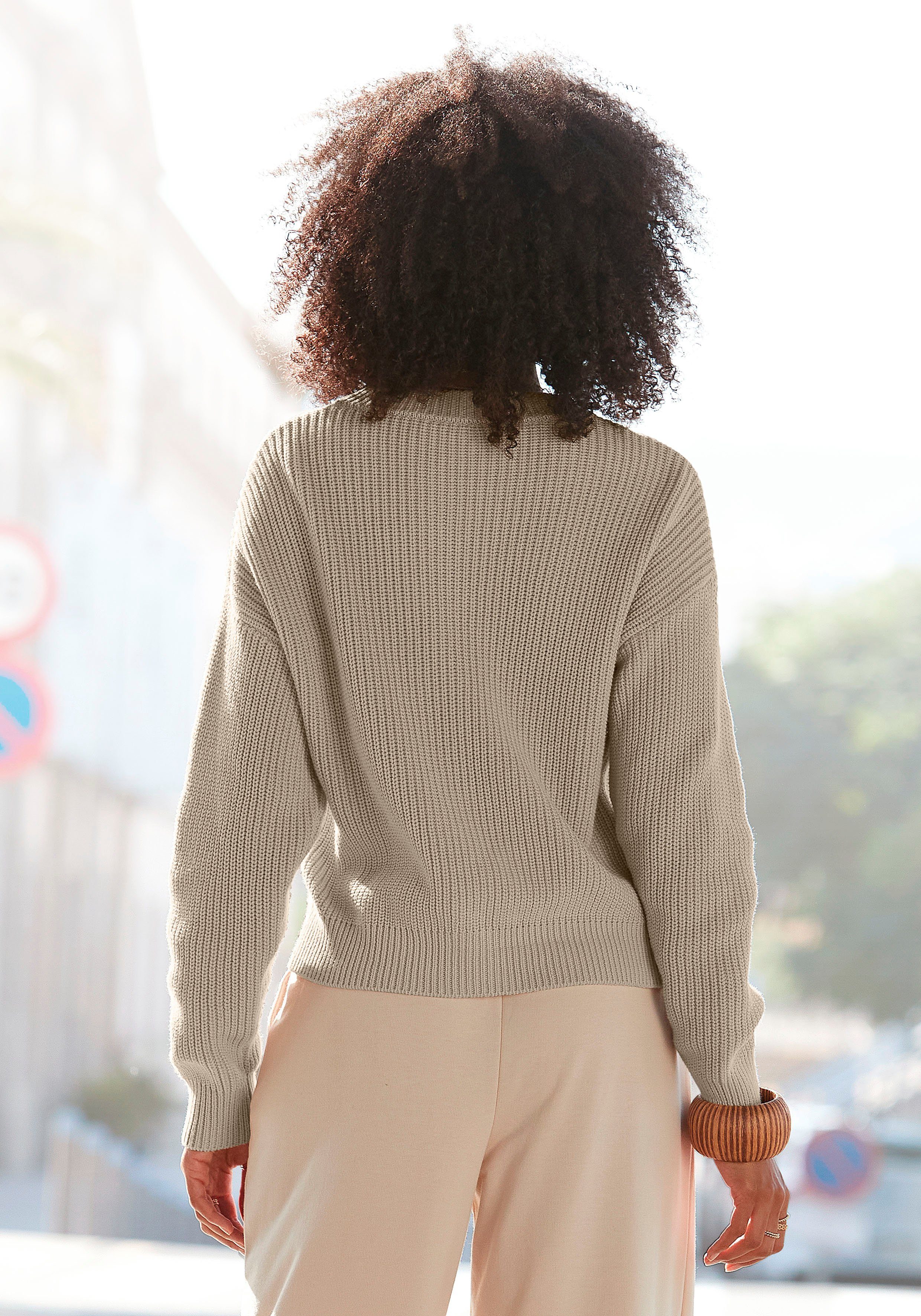 Lascana Vest met v-hals