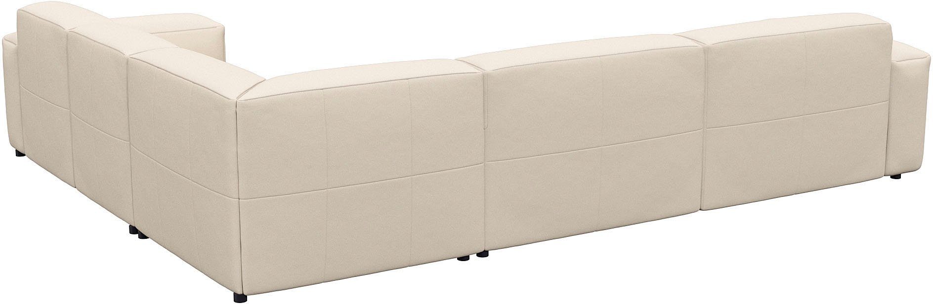 FLEXLUX Hoekbank Lucera, super comfortabel door hoogwaardige zitconstructie met koudschuim