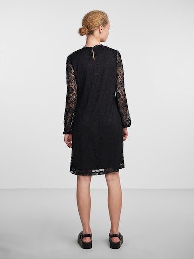 pieces Kanten jurk PCOLLINE LS LACE DRESS NOOS BC