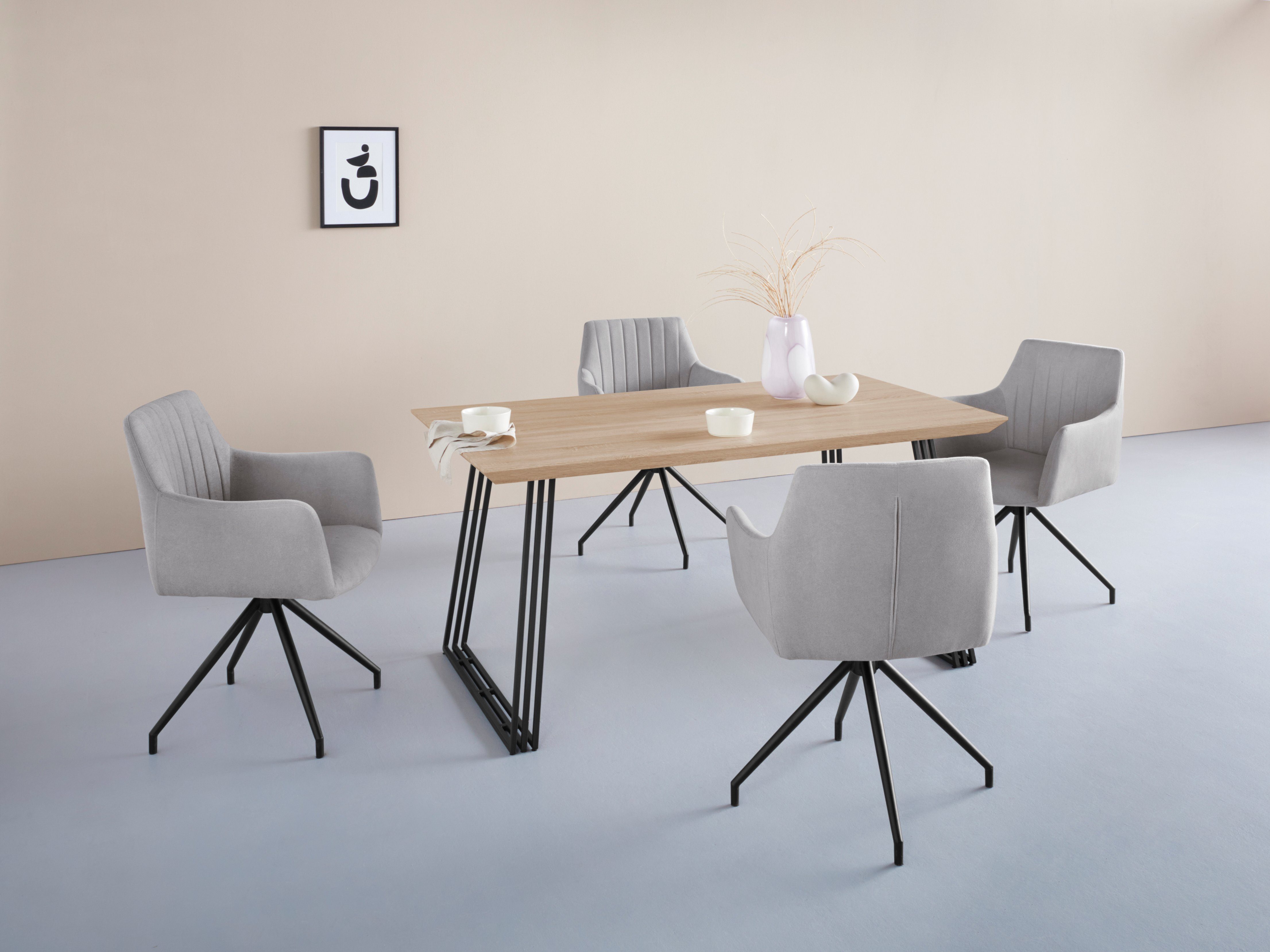 Home affaire Eettafel Kairo Breedte ca. 160 cm