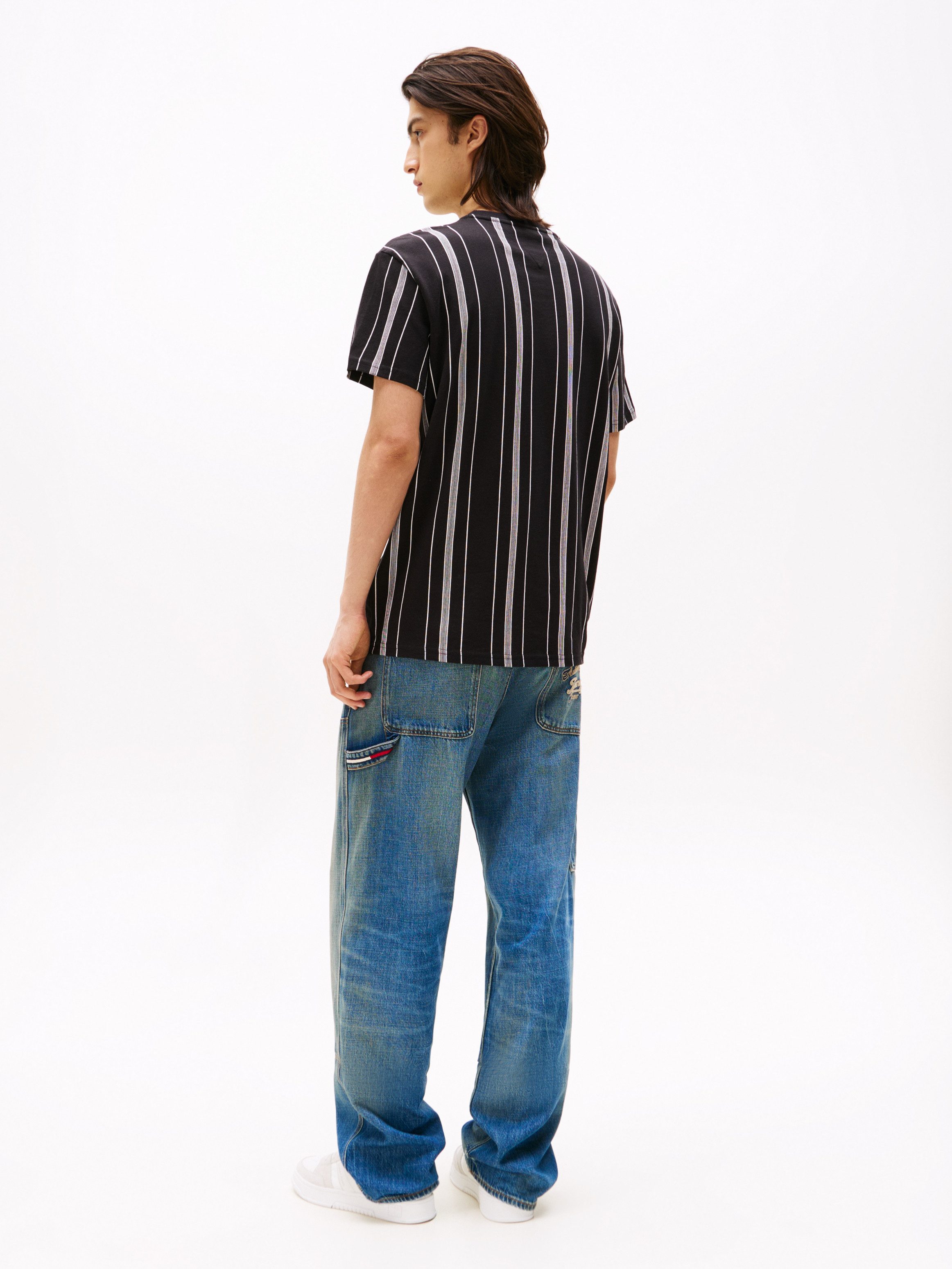 TOMMY JEANS T-shirt TJM REG VERT STRIPE SS TEE