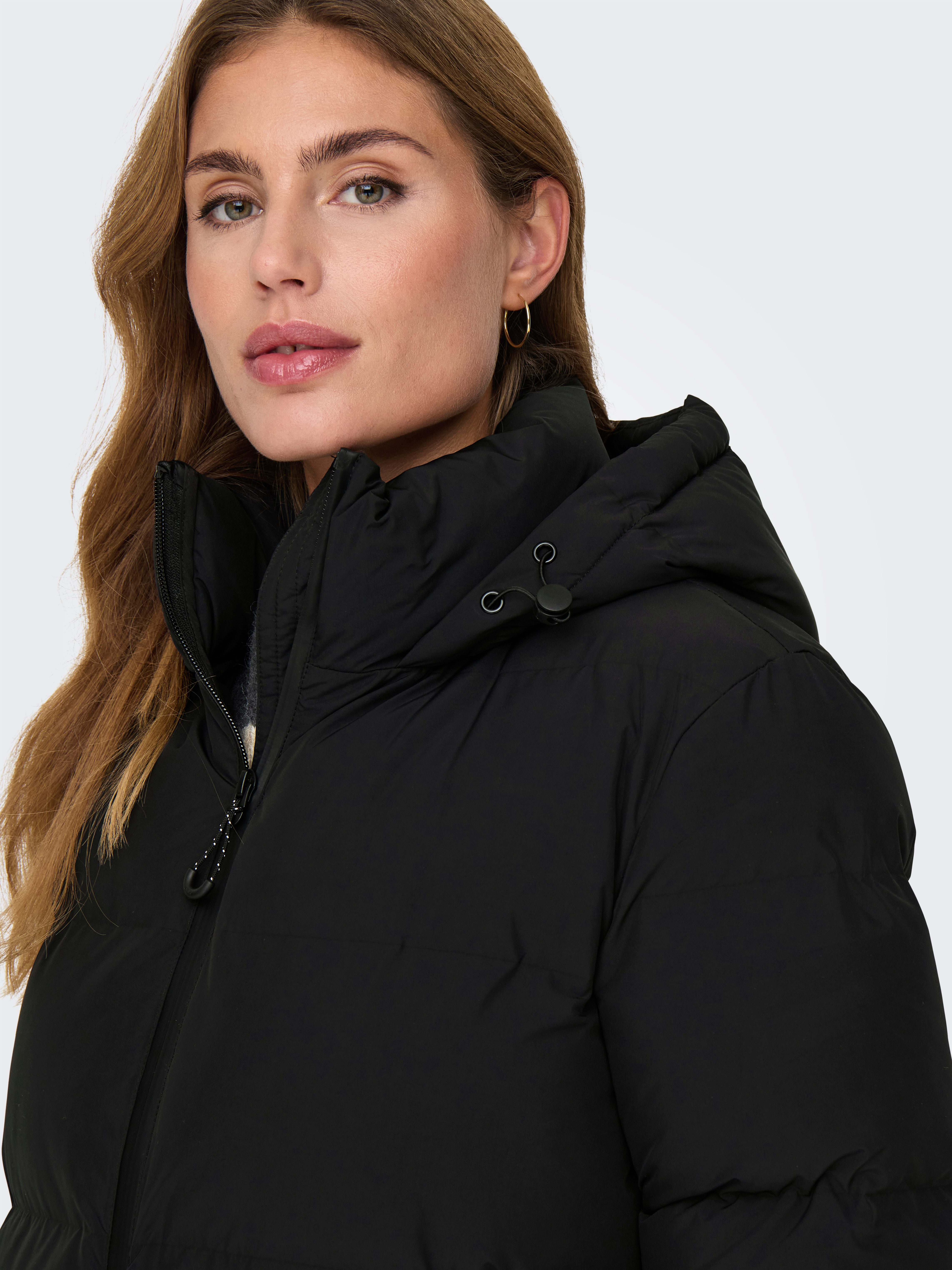 Only Gewatteerde jas ONLPAULA PREMIUM PUFFER LONG OTW