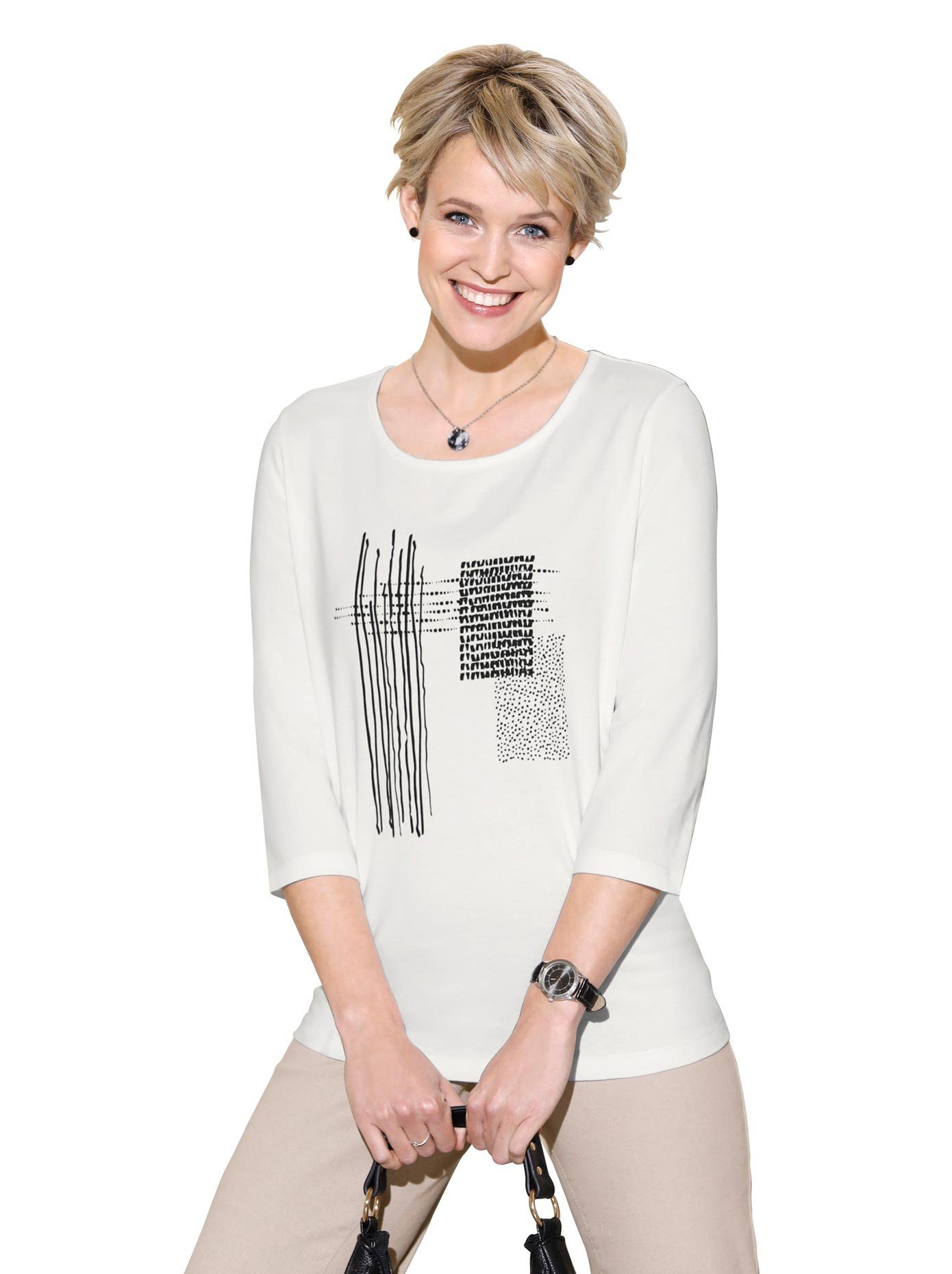 Classic Basics Shirt met 3 4 mouwen Shirt met 3 4-mouwen (1-delig)