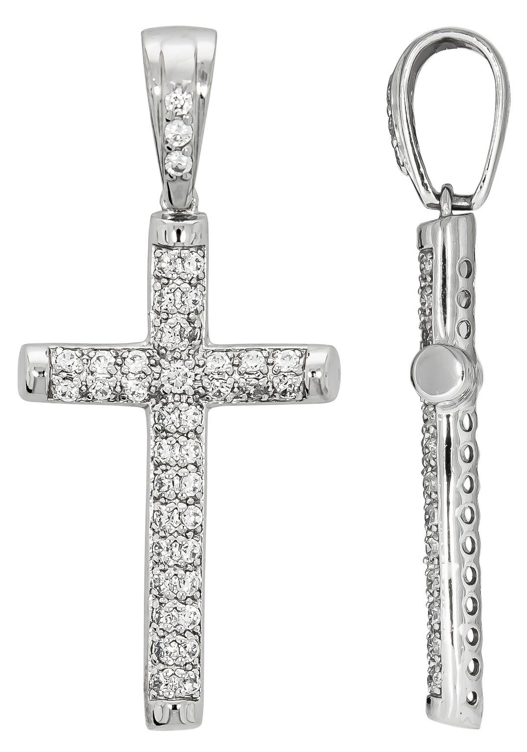 Firetti Kettinghanger Sieraad cadeau zilver 925 halssieraad hanger kruis