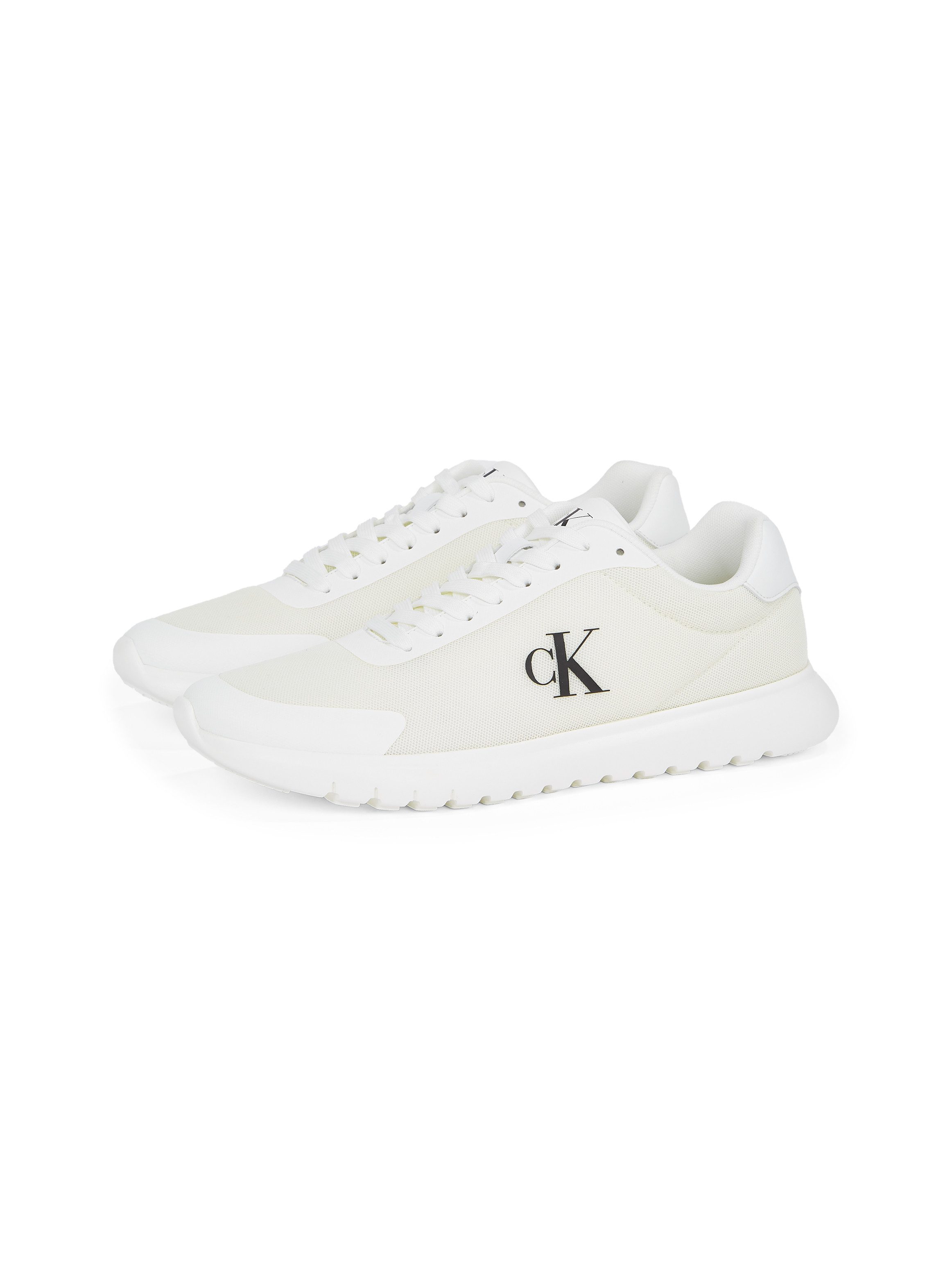 Calvin Klein Sneakers 3 EVA RUNNER MESH vrijetijdsschoen, lage schoen, veterschoen met contrast bies