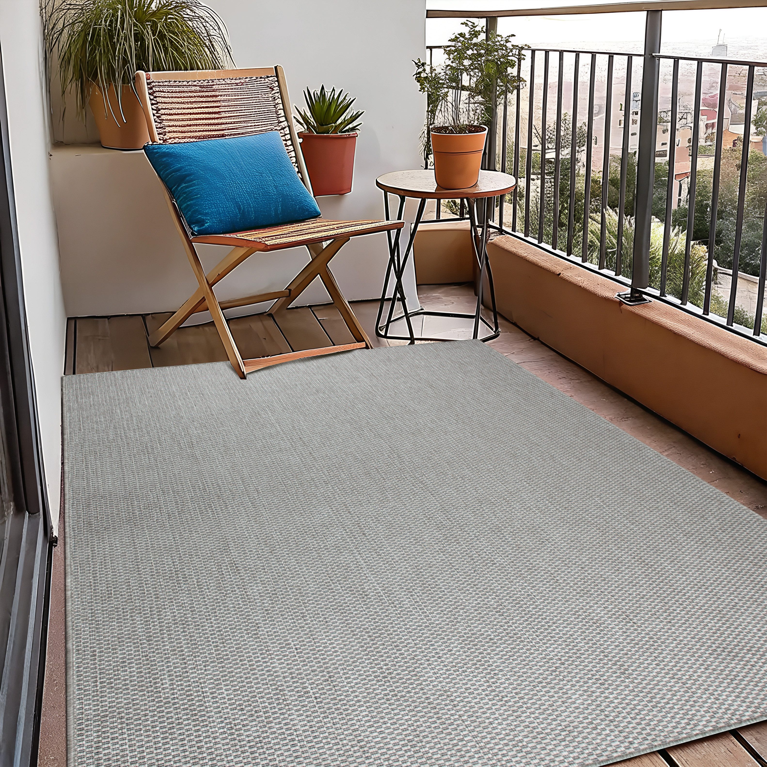 my home Vloerkleed Venetië is ook als loper verkrijgbaar Geschikt voor binnen en buiten, sisal-look, weerbestendig & uv-bestendig