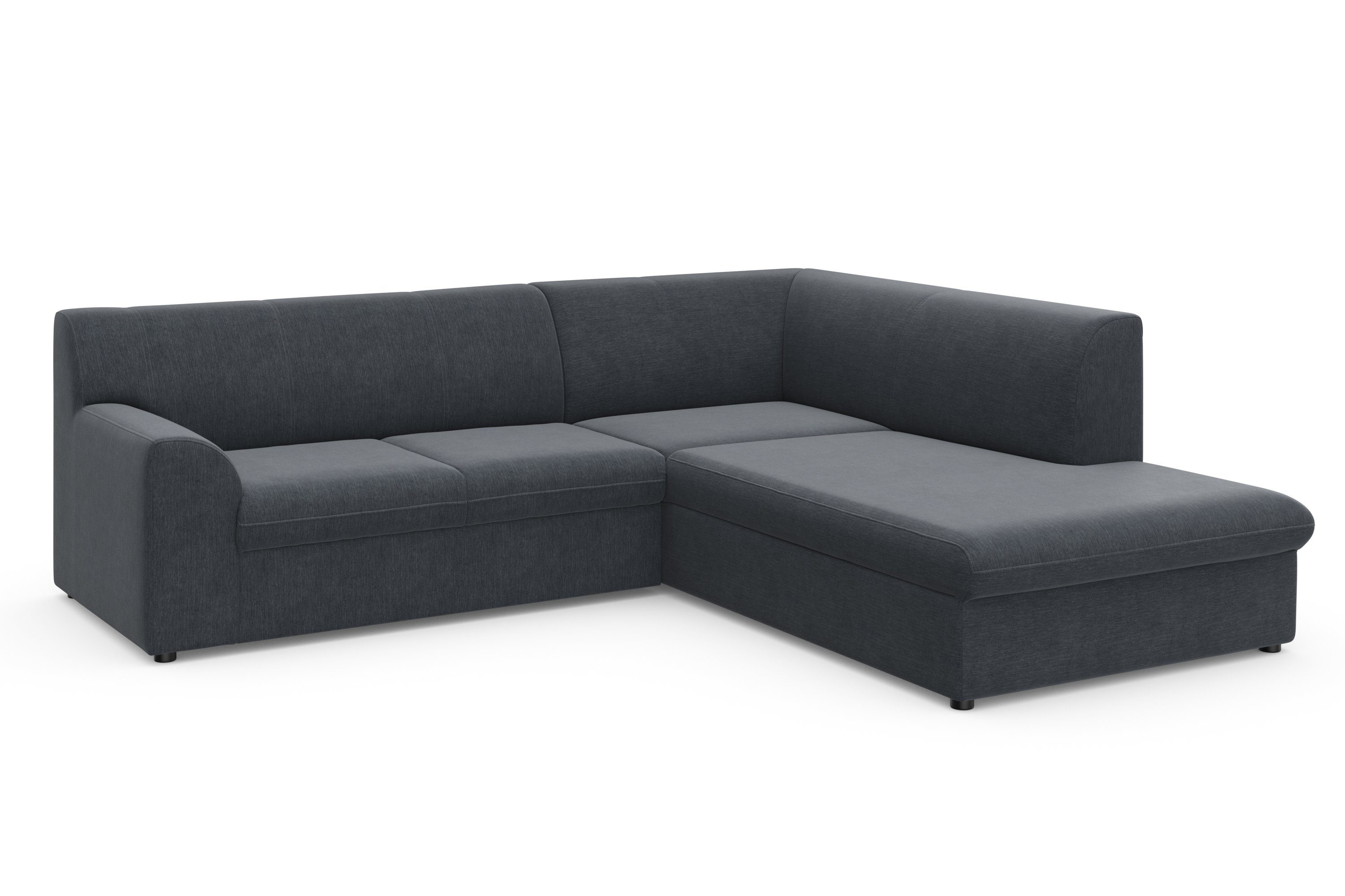 DOMO collection Hoekbank Topper L-vorm met ottomane, naar keuze met slaapfunctie