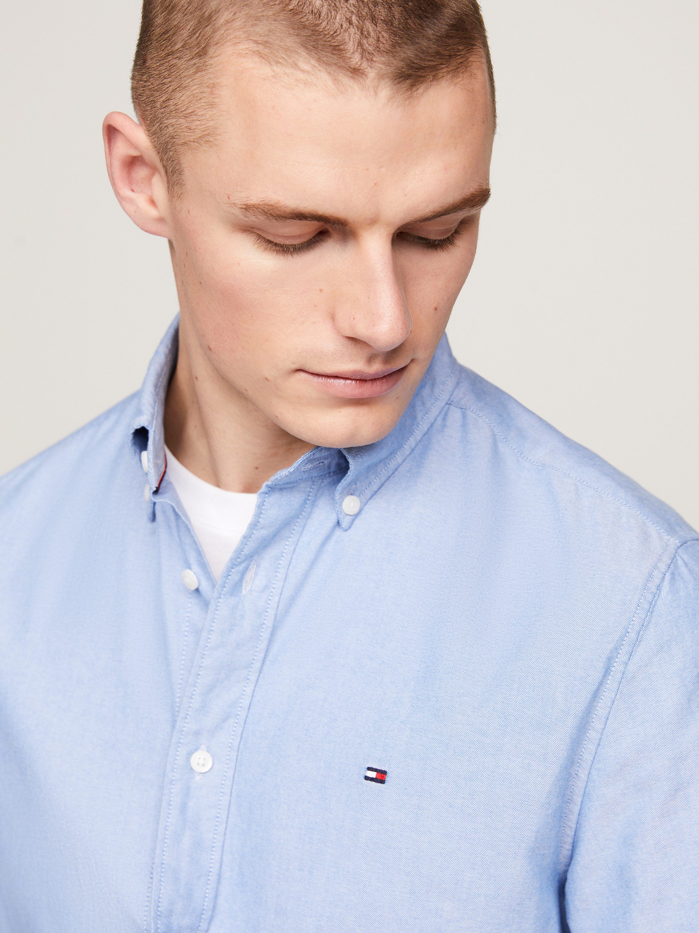 Tommy Hilfiger Overhemd met lange mouwen SOLID HERITAGE OXFORD RF SHIRT